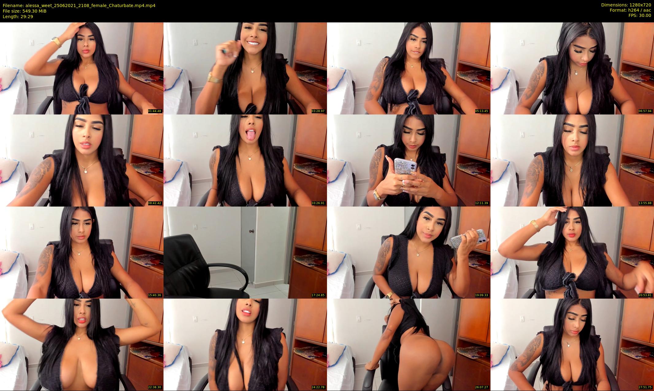 alessa_weet — 30 minute Chaturbate female cam show recording, 720p, Jun 25, 2021