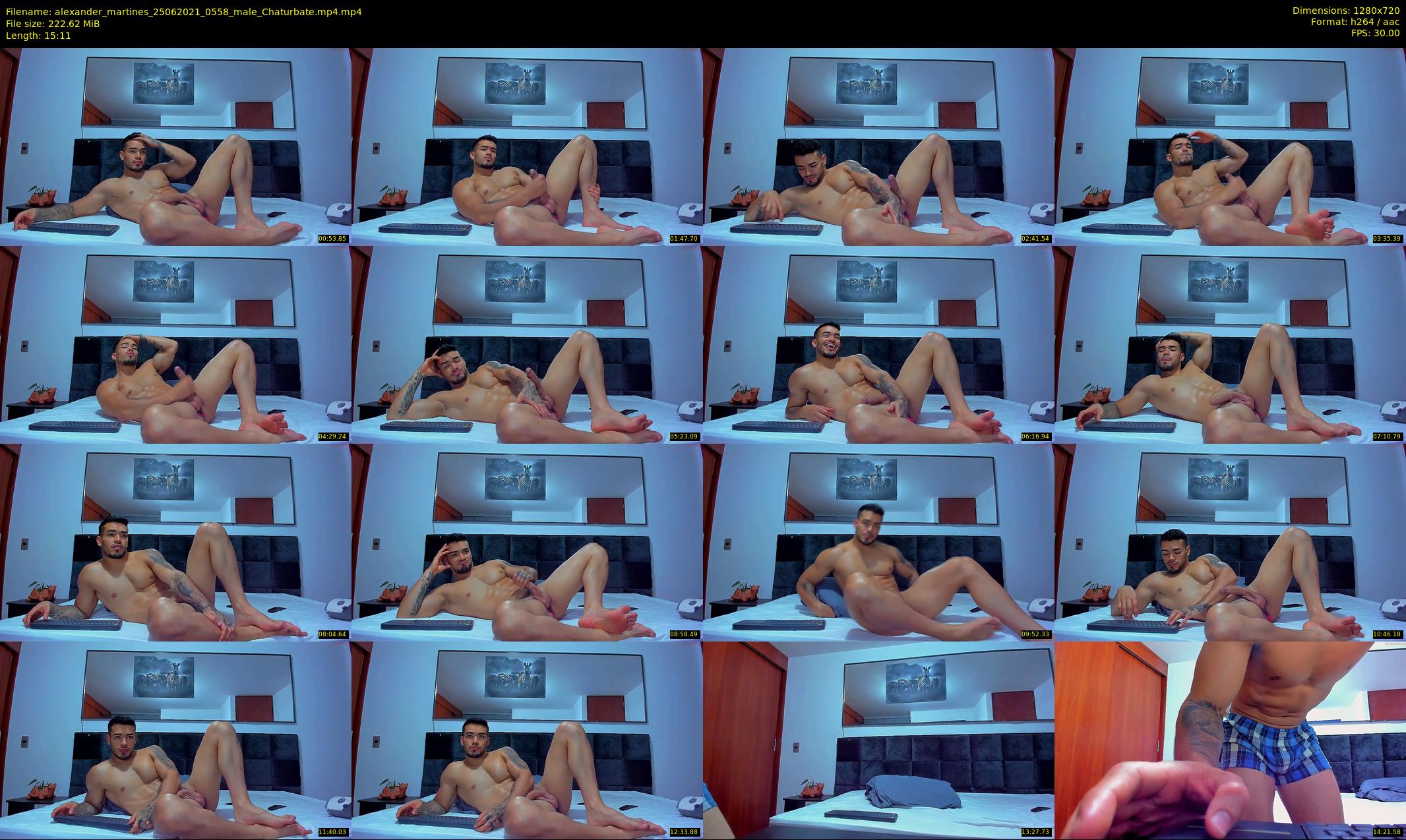 alexander_martines — 16 minute Chaturbate male cam show recording, 720p, Jun 25, 2021
