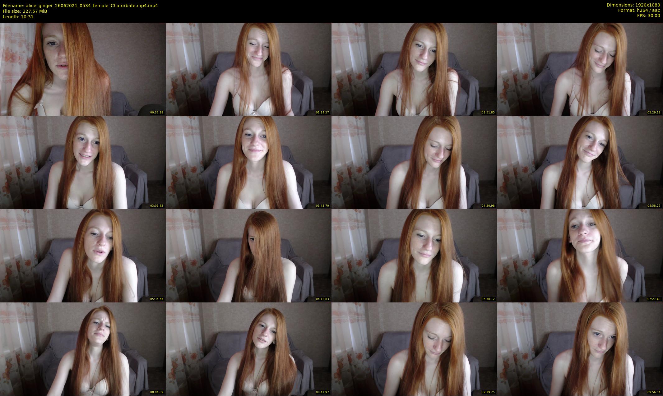 alice_ginger — 11 minute Chaturbate female cam show recording, 1080p, Jun 26, 2021