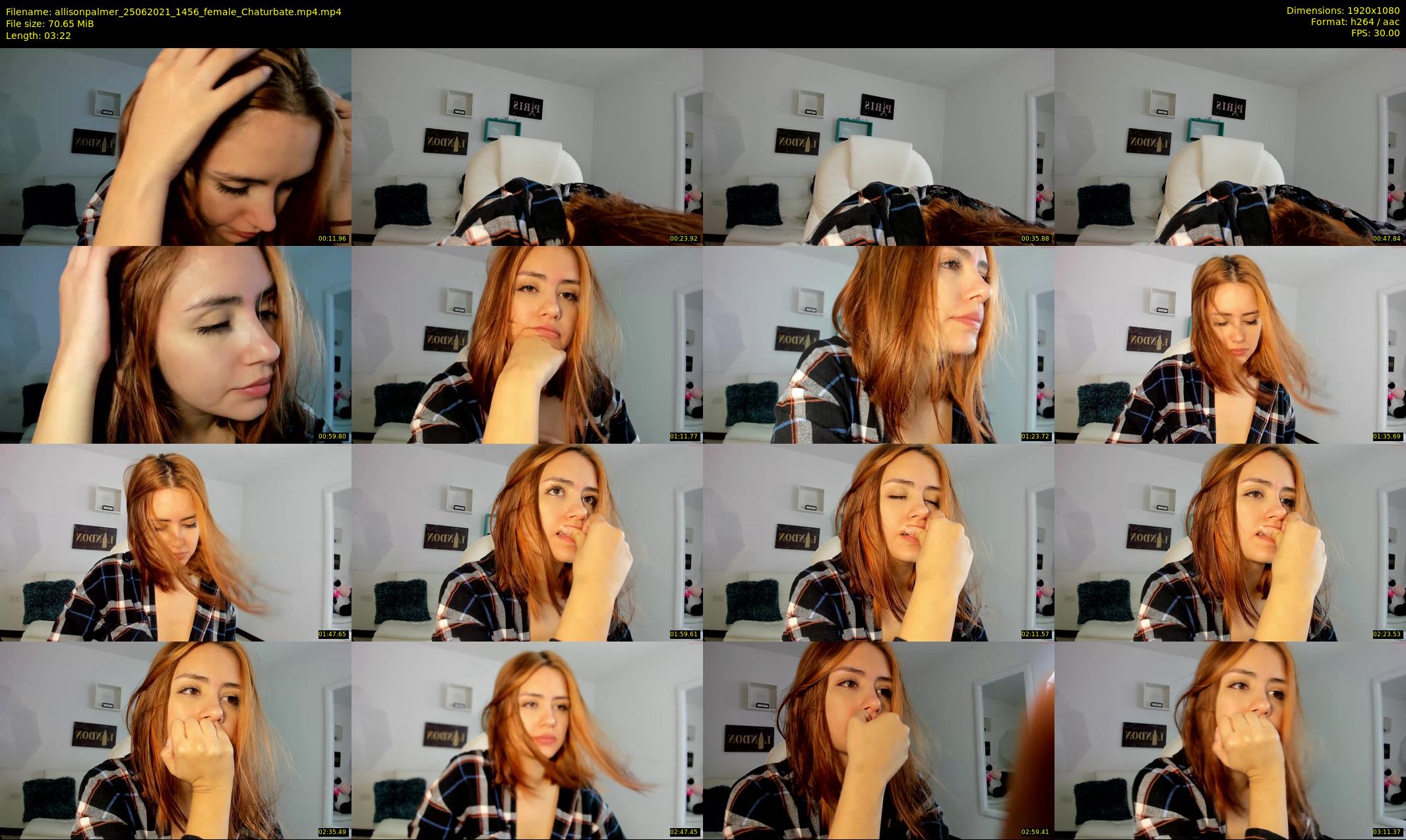 allisonpalmer — 4 minute Chaturbate female cam show recording, 1080p, Jun 25, 2021