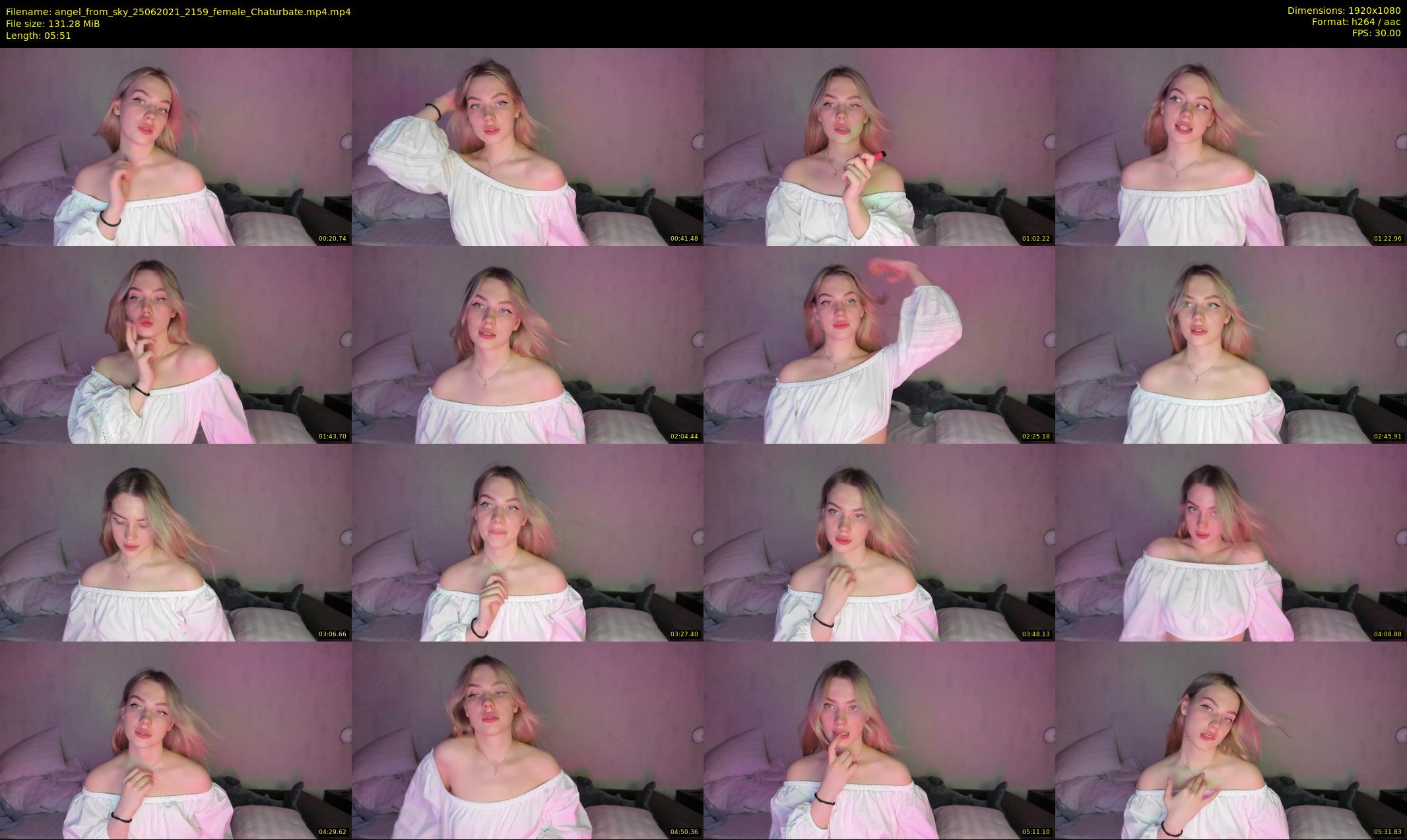 angel_from_sky — 6 minute Chaturbate female cam show recording, 1080p, Jun 25, 2021