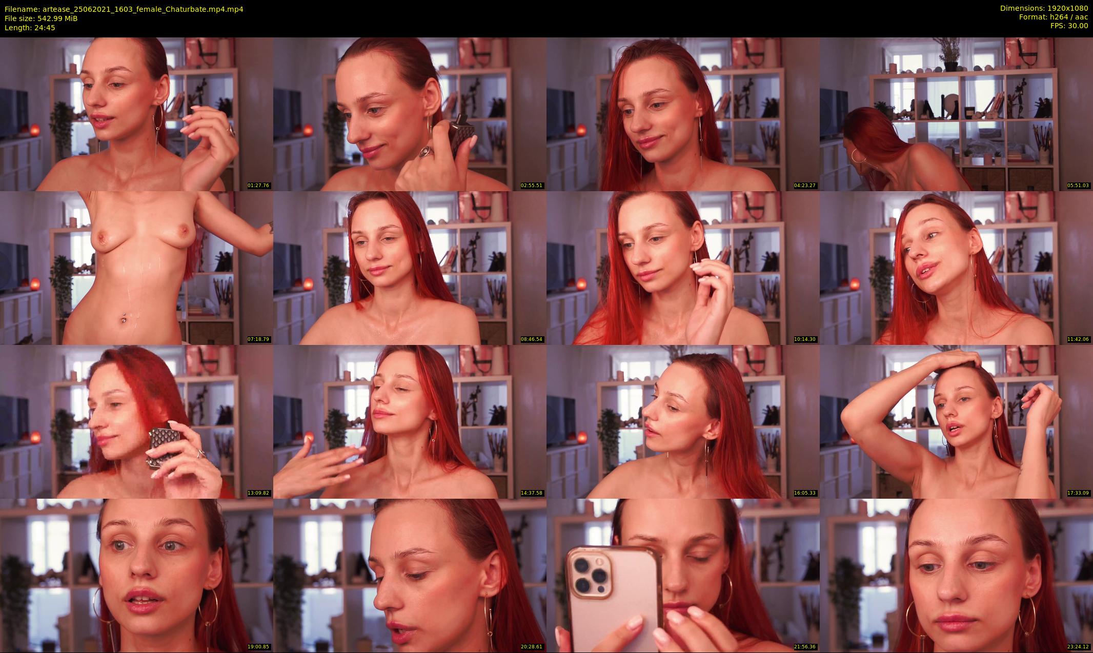 artease — 25 minute Chaturbate female cam show recording, 1080p, Jun 25, 2021