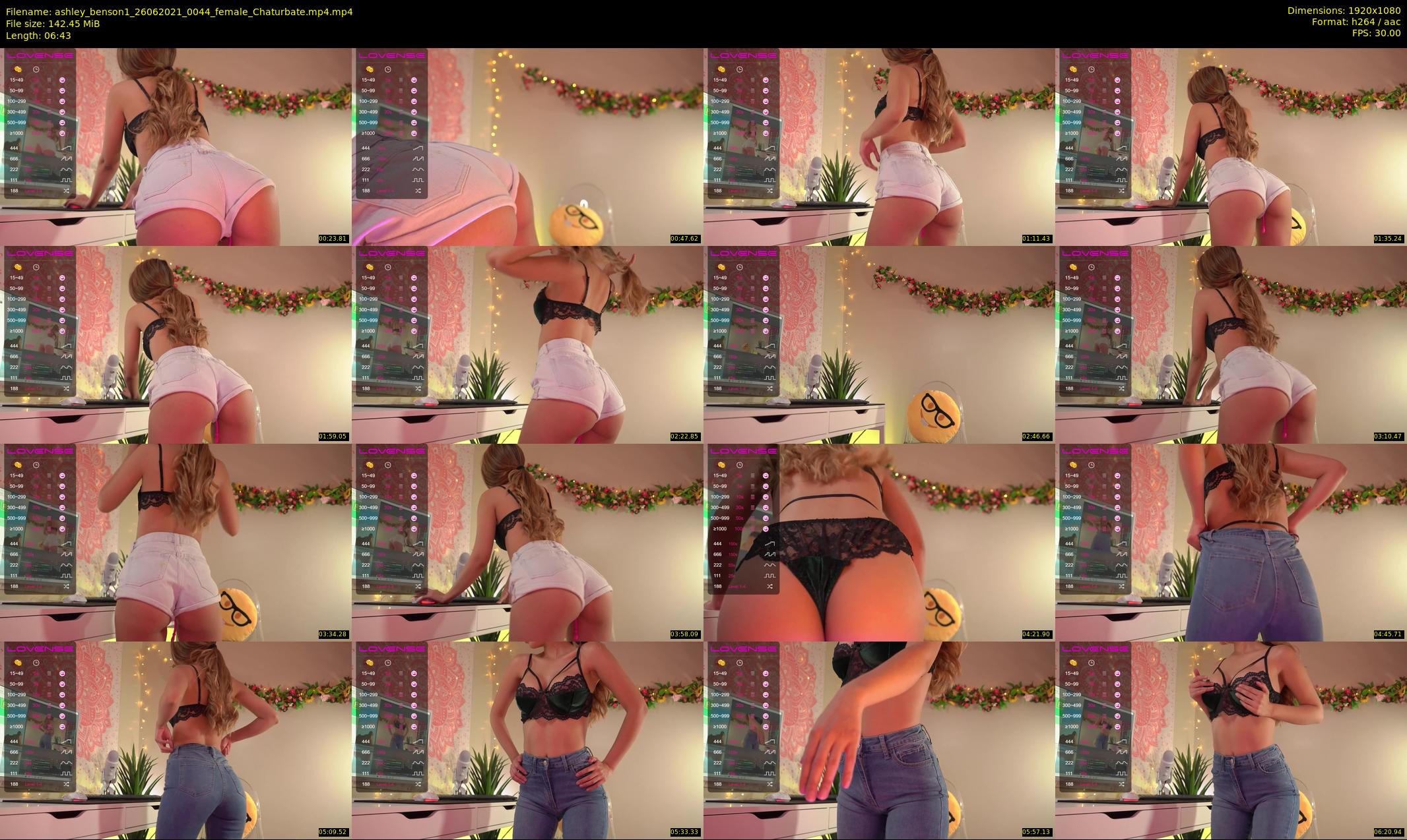 ashley_benson1 — 7 minute Chaturbate female cam show recording, 1080p, Jun 26, 2021