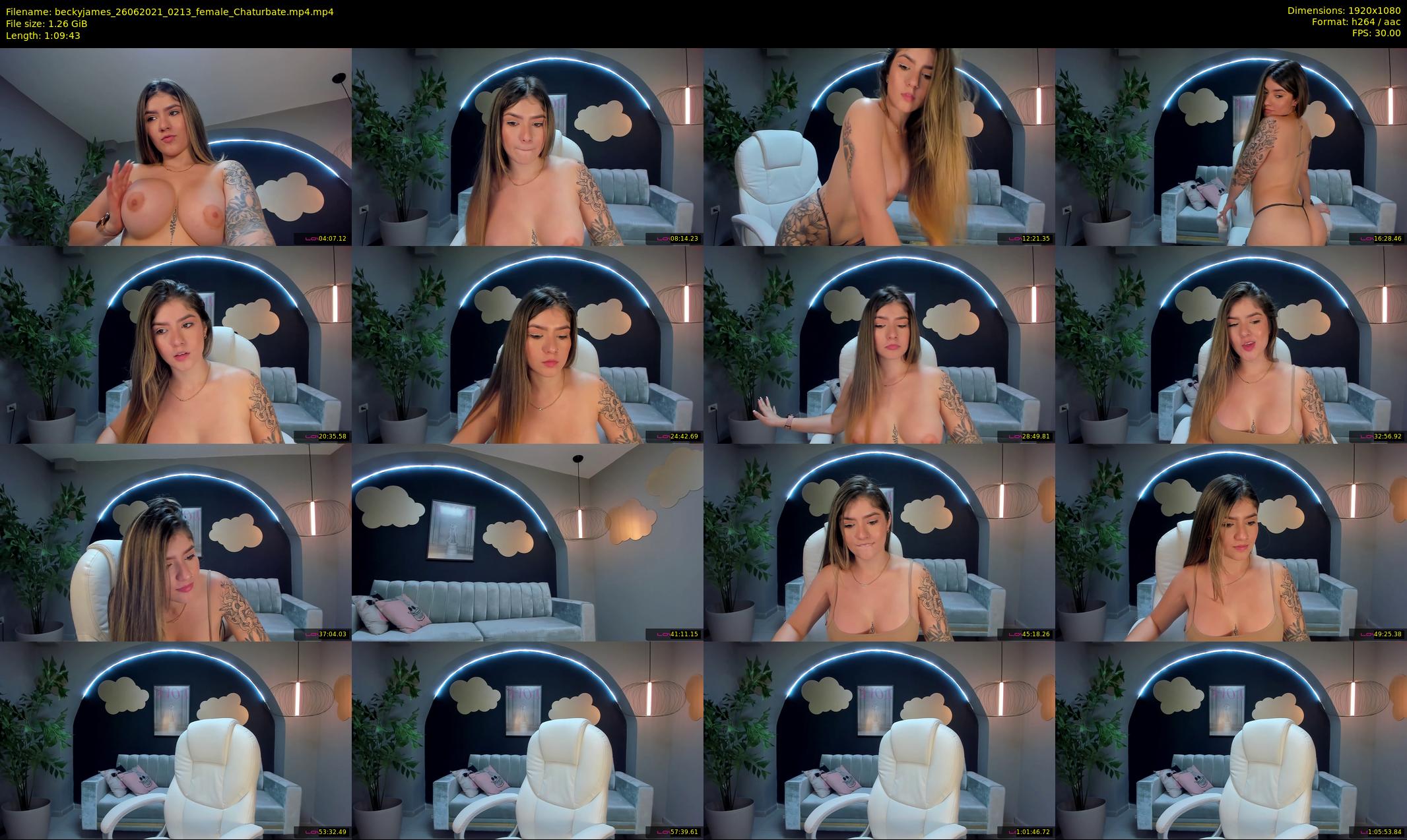 beckyjames — 70 minute Chaturbate female cam show recording, 1080p, Jun 26, 2021