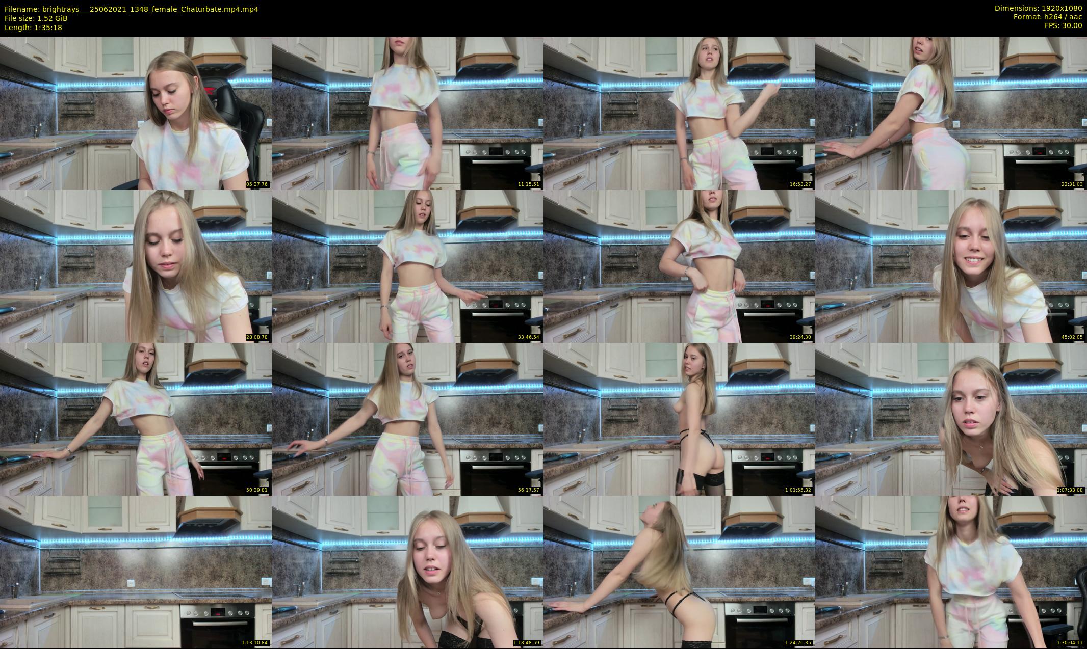 brightrays__ — 96 minute Chaturbate female cam show recording, 1080p, Jun 25, 2021
