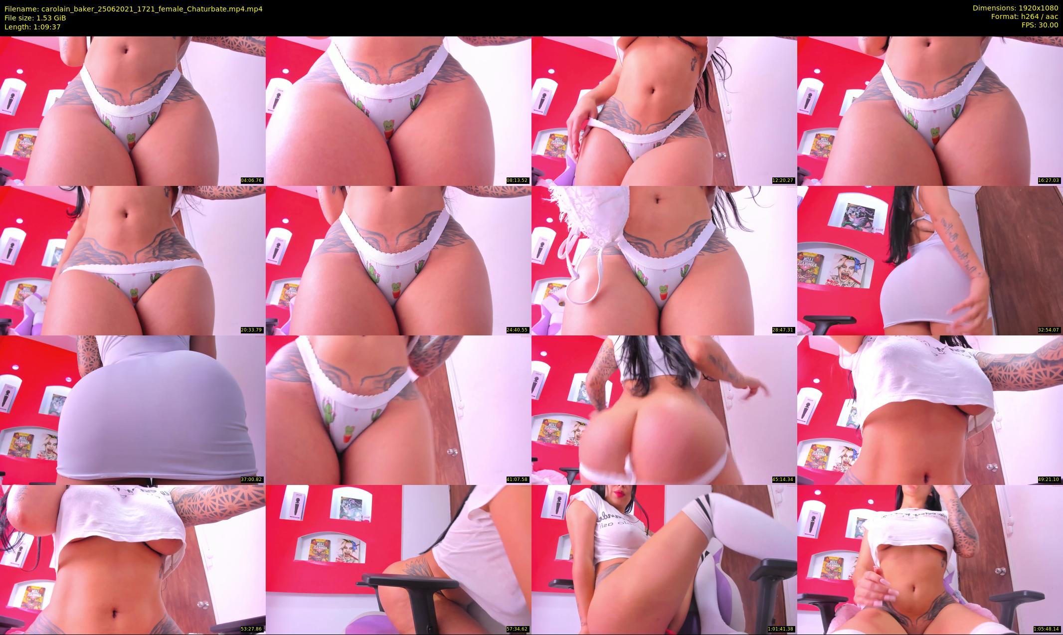 carolain_baker — 70 minute Chaturbate female cam show recording, 1080p, Jun 25, 2021