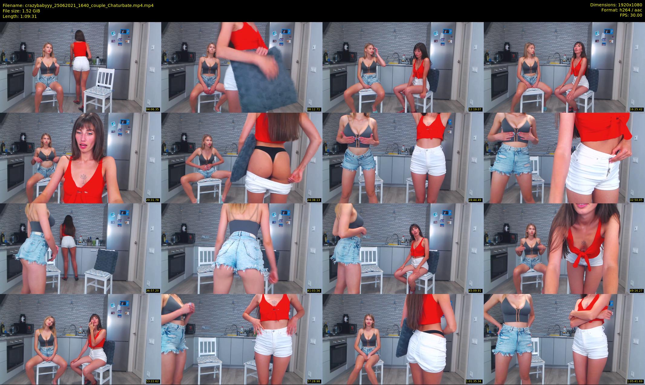 crazybabyyy — 70 minute Chaturbate couple cam show recording, 1080p, Jun 25, 2021