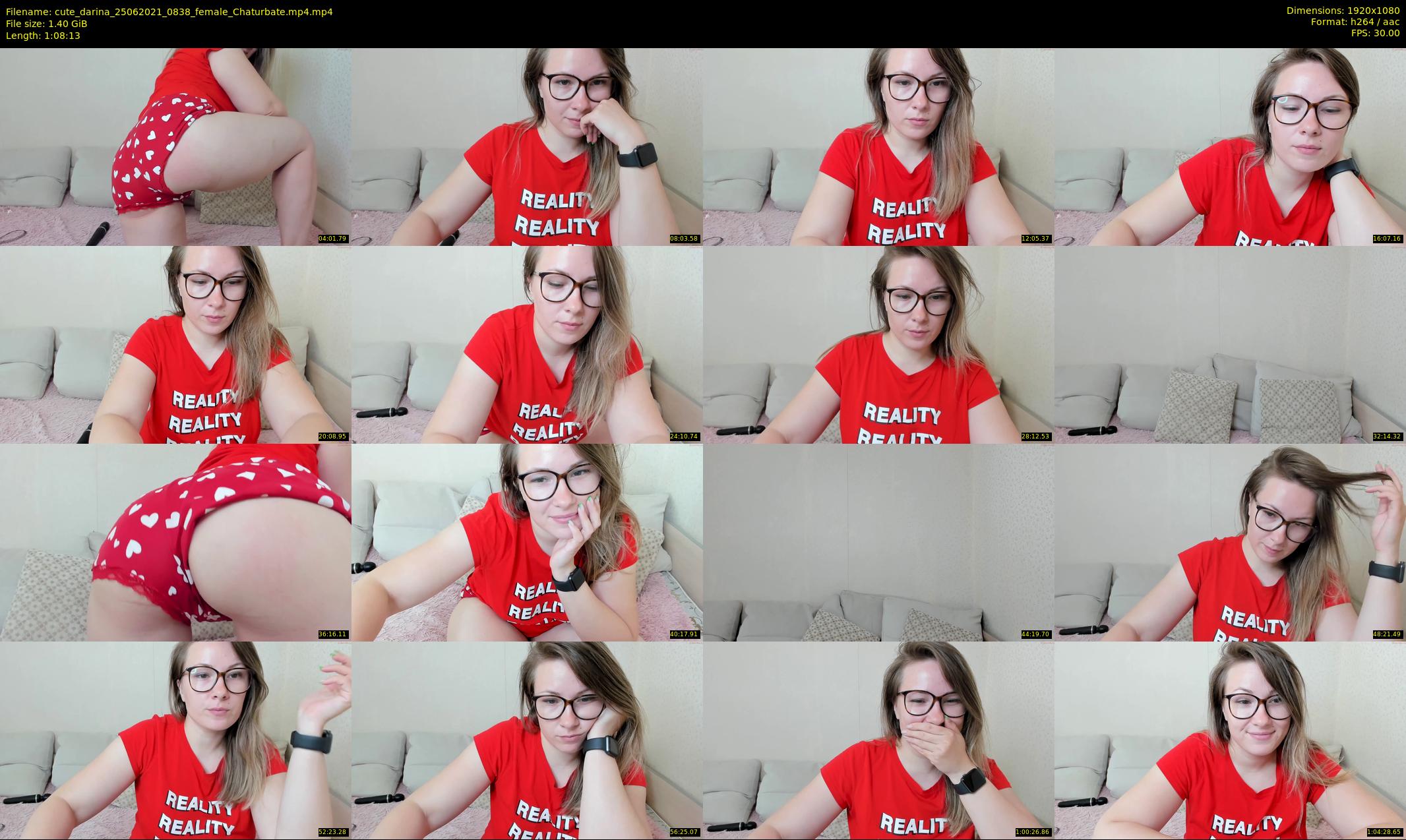 cute_darina — 69 minute Chaturbate female cam show recording, 1080p, Jun 25, 2021