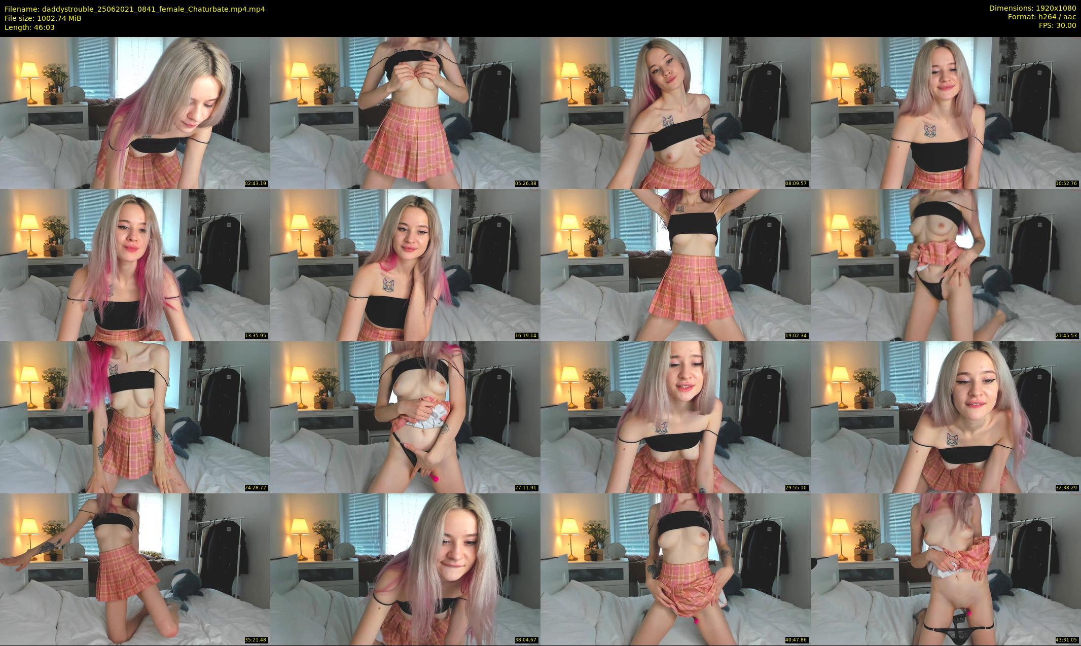 daddystrouble — 47 minute Chaturbate female cam show recording, 1080p, Jun 25, 2021