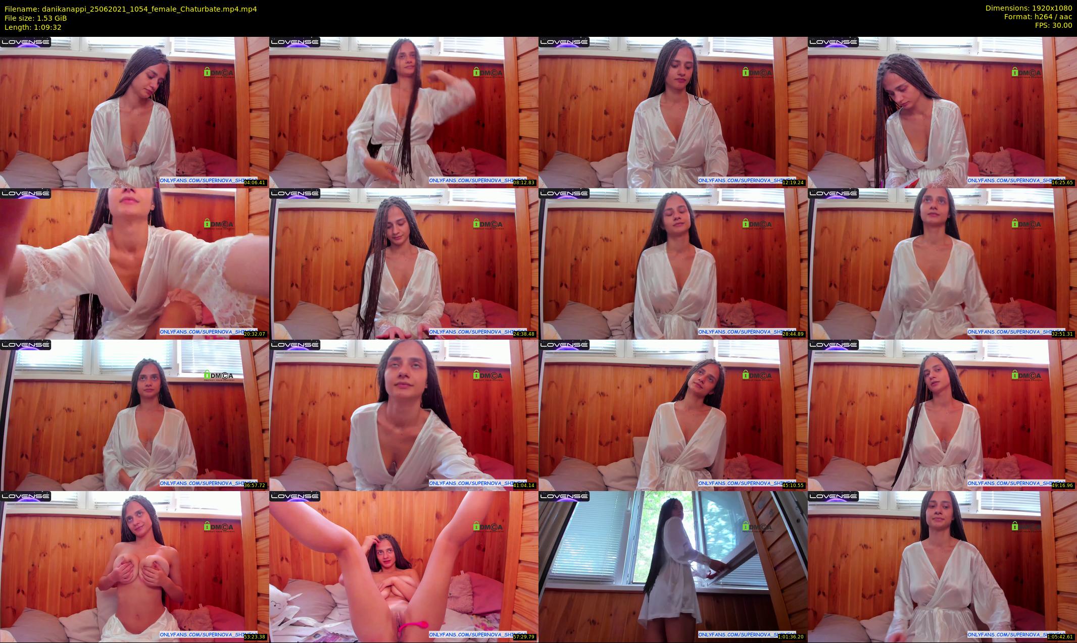 danikanappi — 70 minute Chaturbate female cam show recording, 1080p, Jun 25, 2021