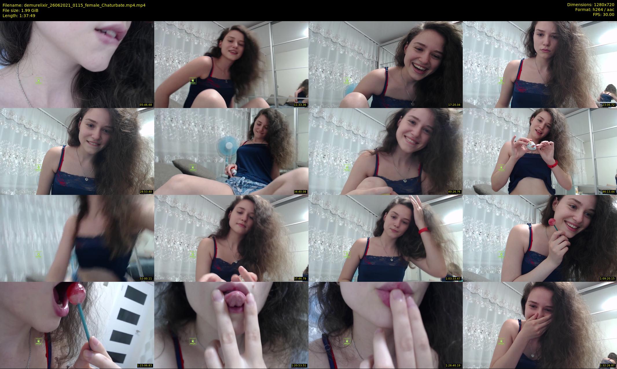 demurelixir — 98 minute Chaturbate female cam show recording, 720p, Jun 26, 2021