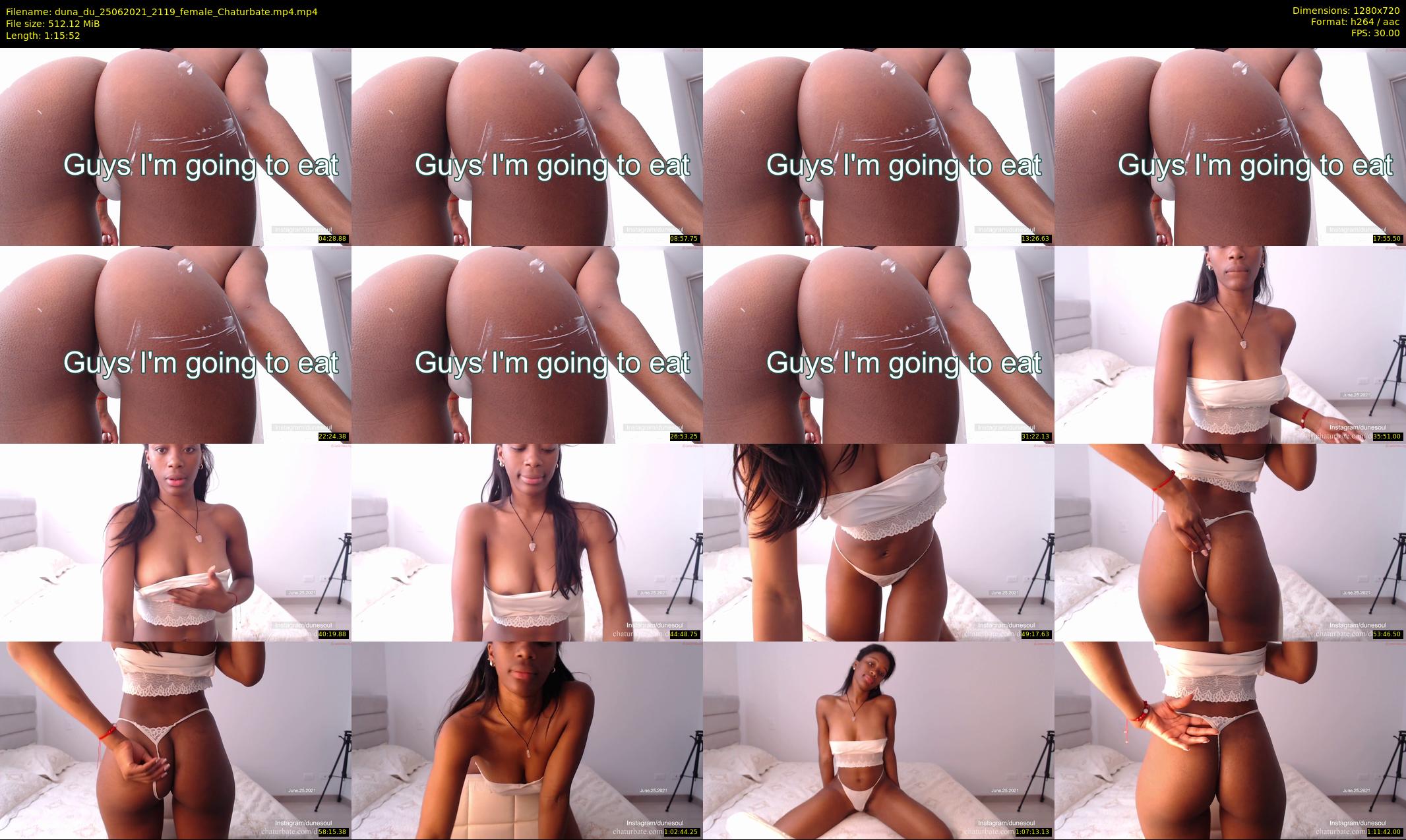 duna_du — 76 minute Chaturbate female cam show recording, 720p, Jun 25, 2021