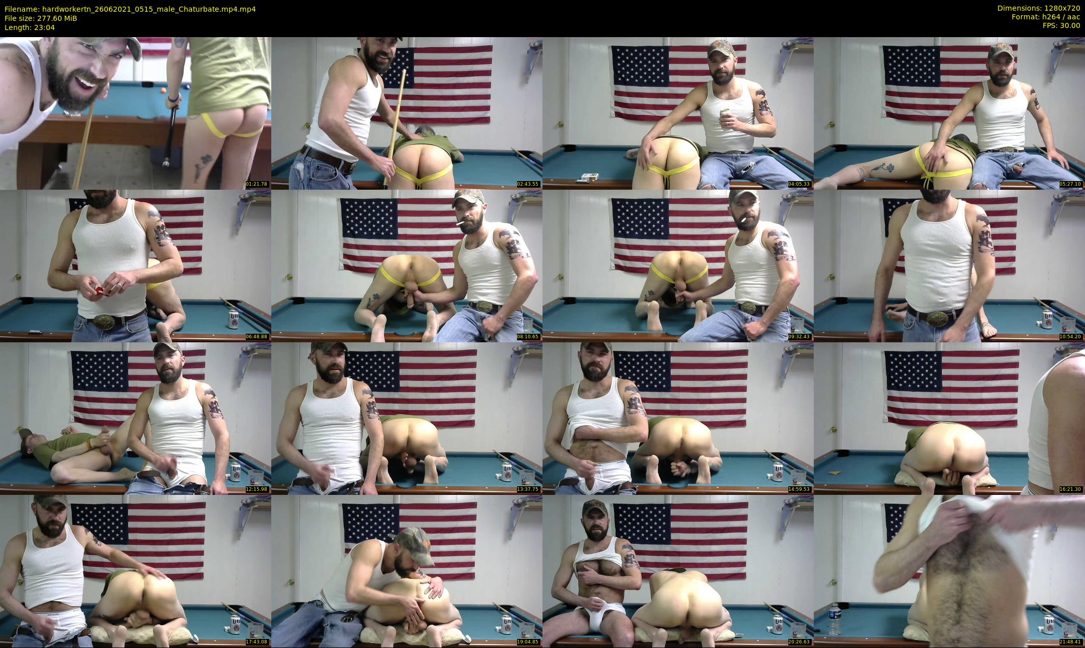 hardworkertn — 24 minute Chaturbate male cam show recording, 720p, Jun 26, 2021