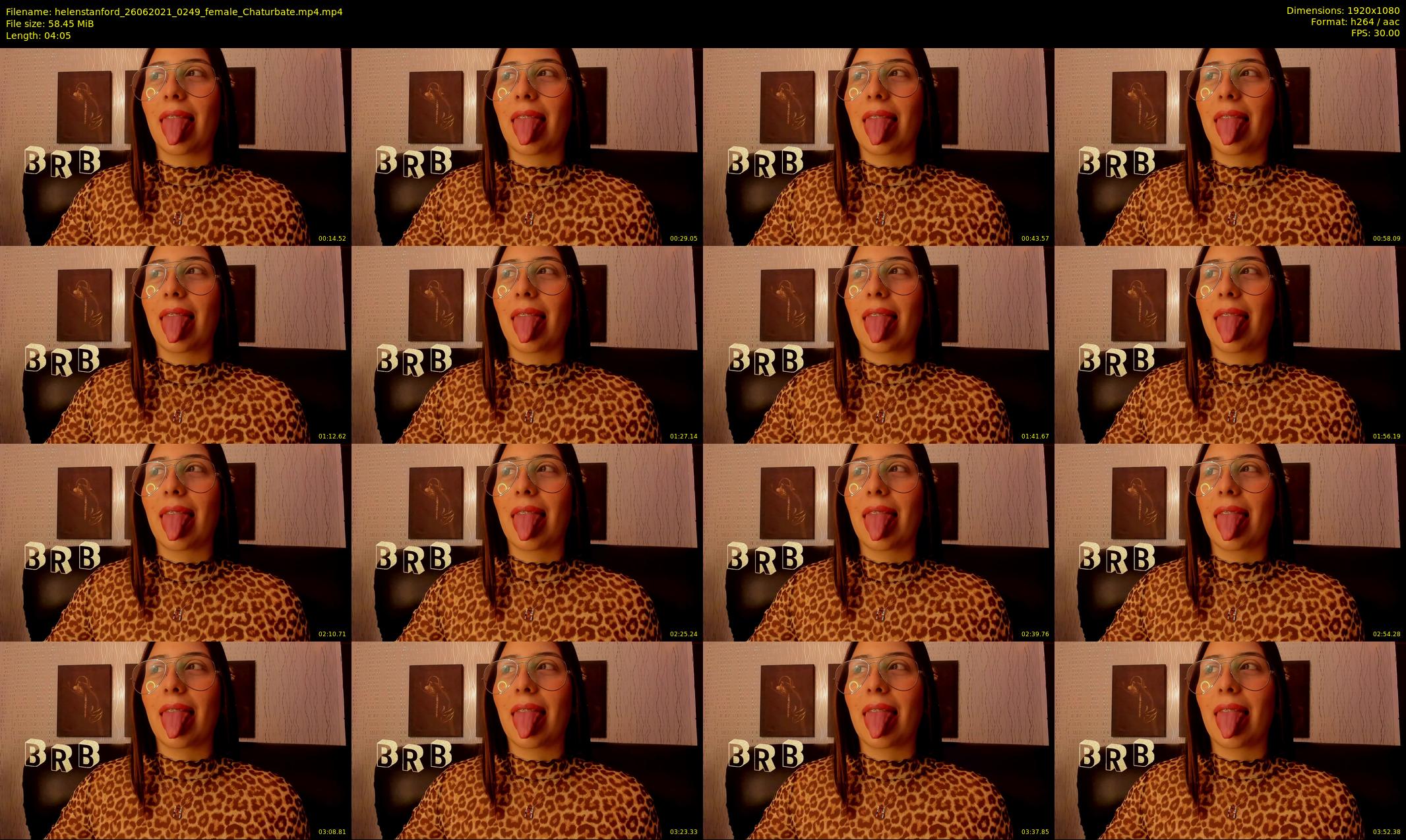 helenstanford — 5 minute Chaturbate female cam show recording, 1080p, Jun 26, 2021