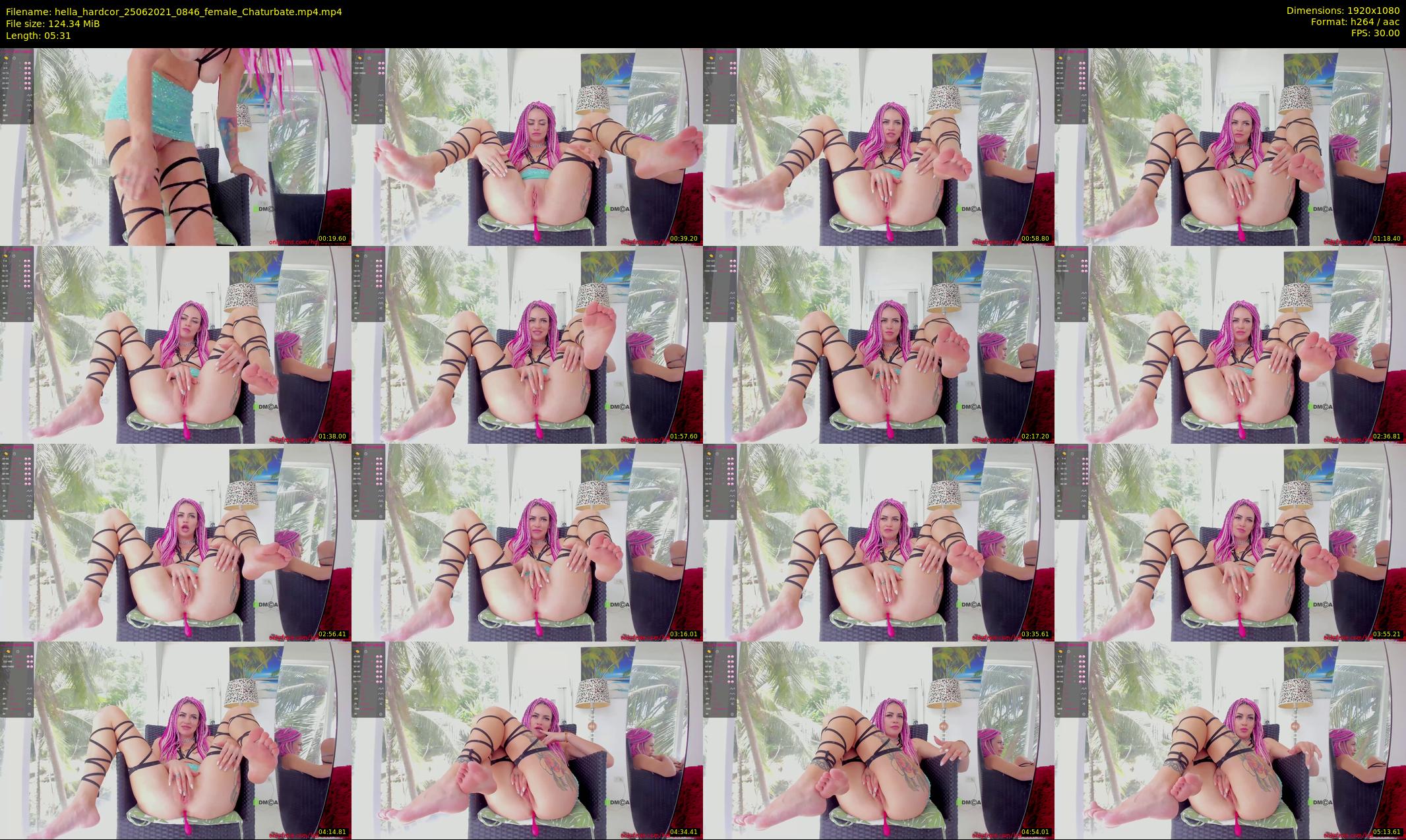 hella_hardcor — 6 minute Chaturbate female cam show recording, 1080p, Jun 25, 2021