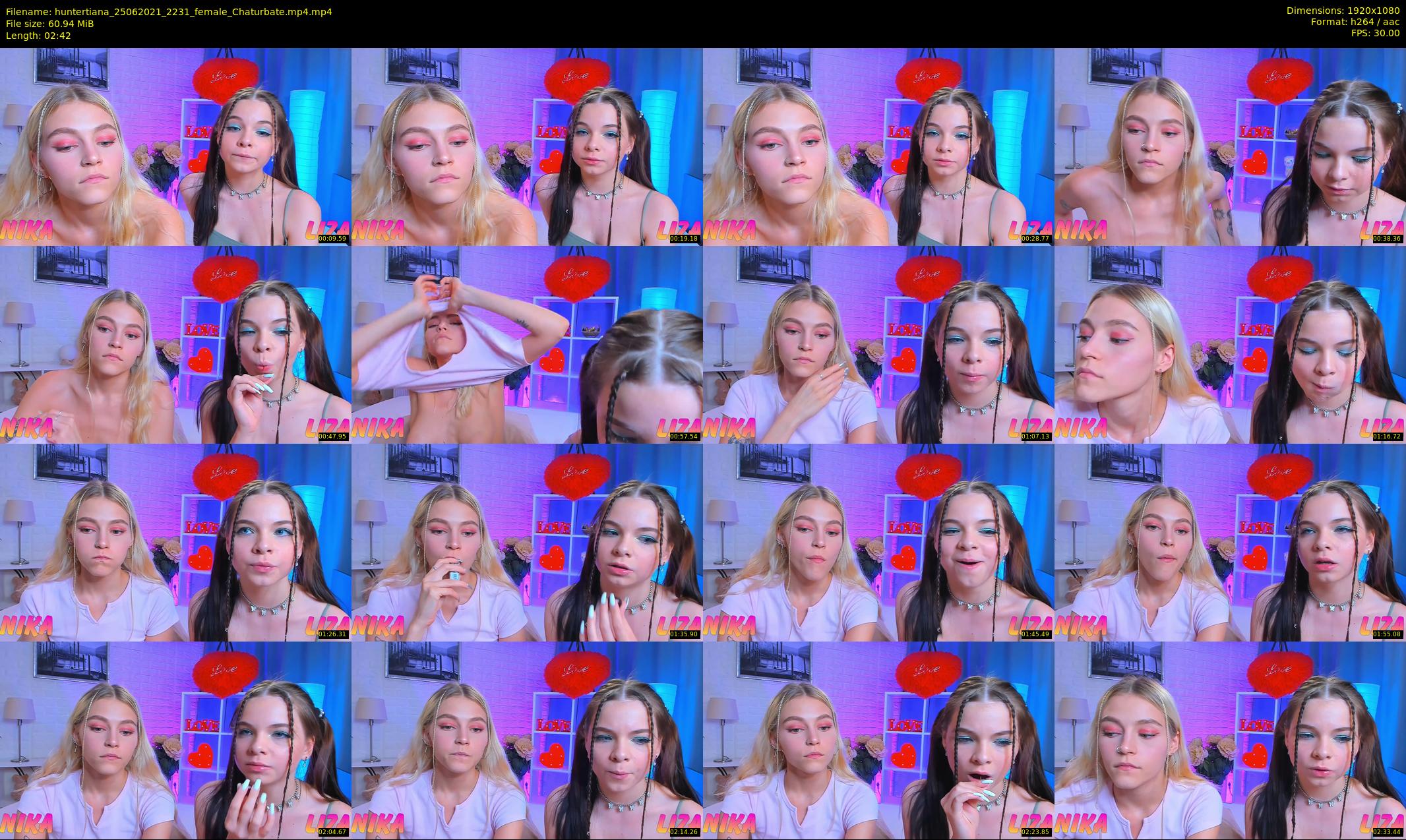 huntertiana — 3 minute Chaturbate female cam show recording, 1080p, Jun 25, 2021