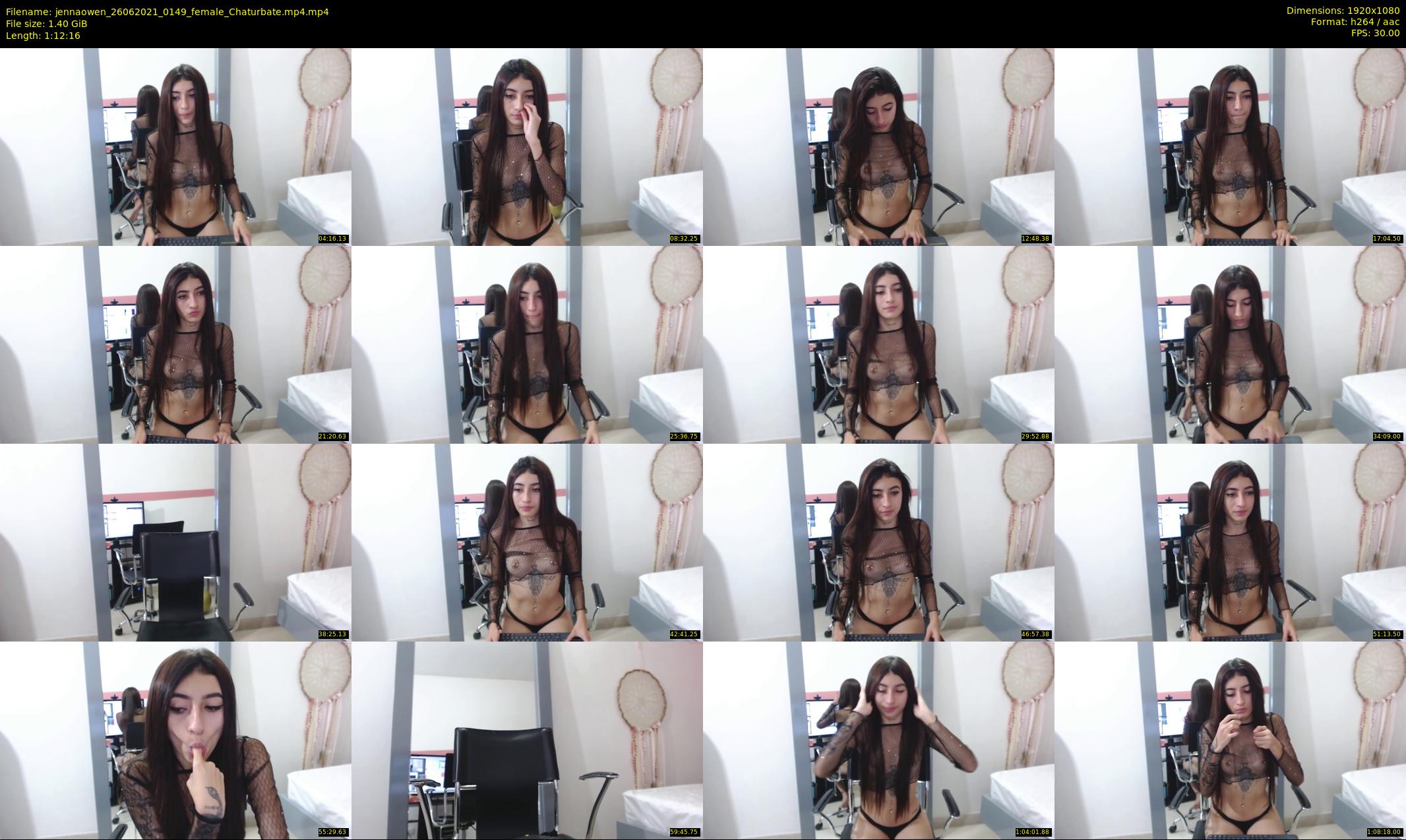 jennaowen — 73 minute Chaturbate female cam show recording, 1080p, Jun 26, 2021