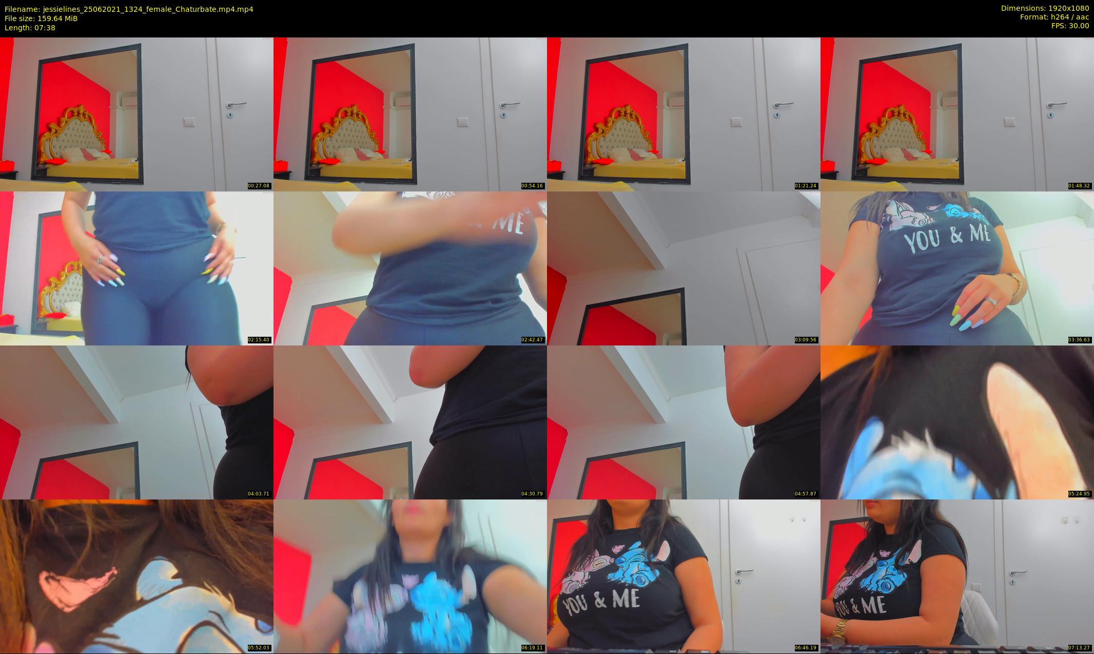 jessielines — 8 minute Chaturbate female cam show recording, 1080p, Jun 25, 2021