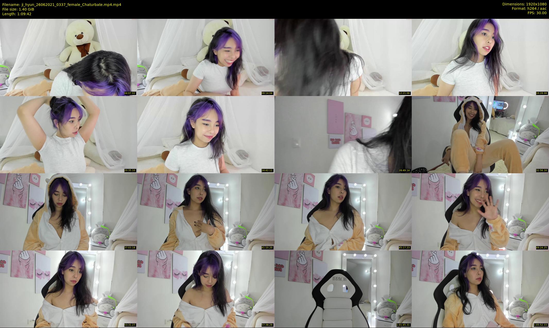 ji_hyun — 70 minute Chaturbate female cam show recording, 1080p, Jun 26, 2021