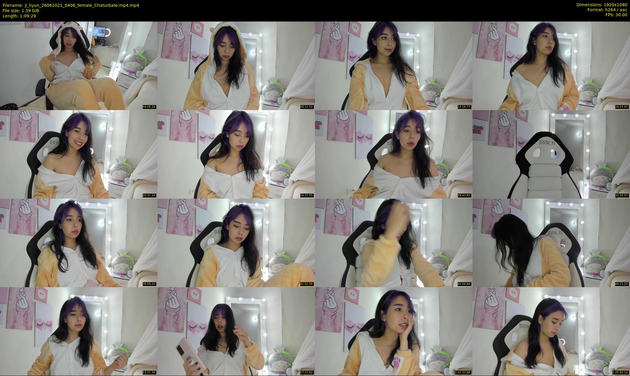 ji_hyun — 70 minute Chaturbate female cam show recording, 1080p, Jun 26, 2021