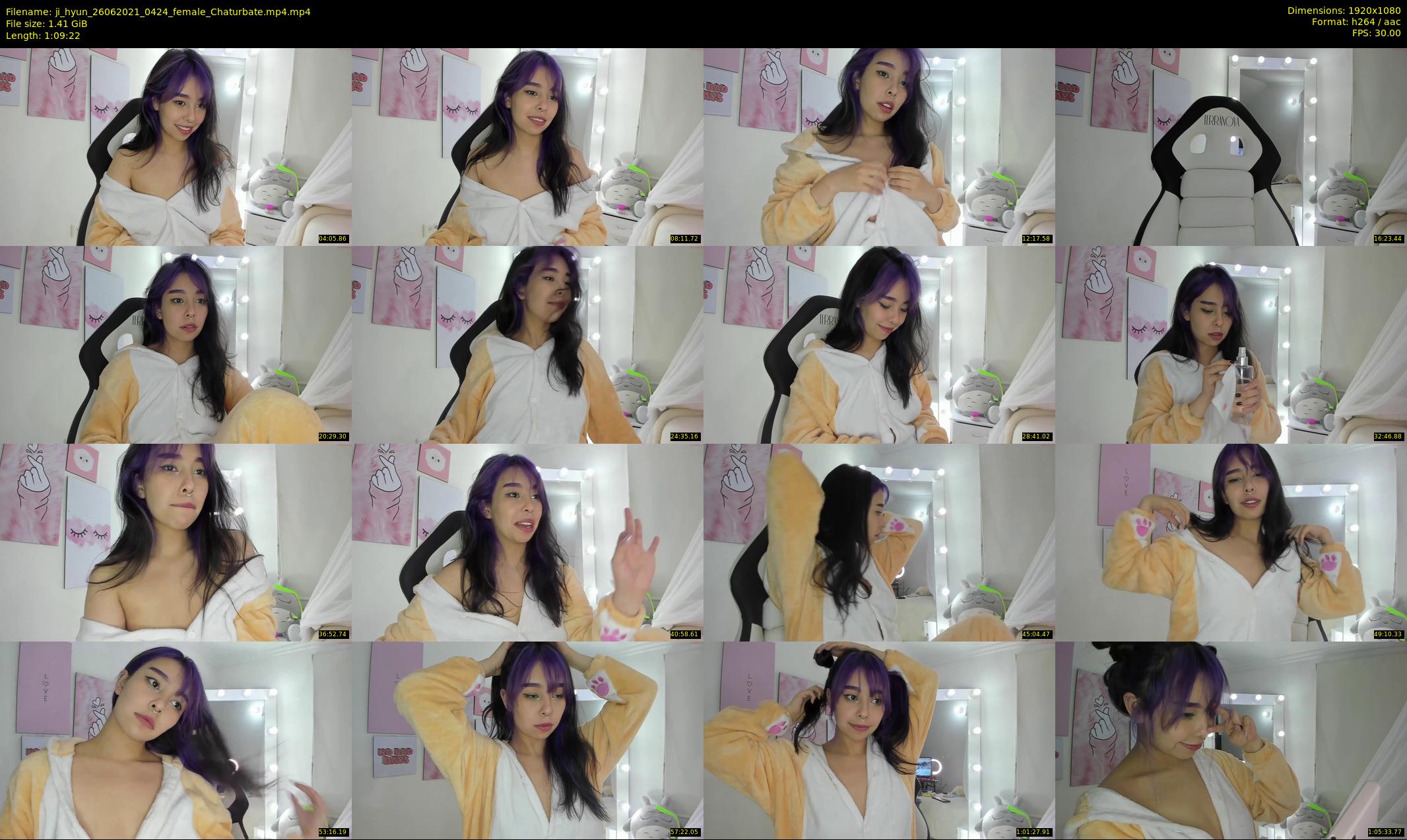 ji_hyun — 70 minute Chaturbate female cam show recording, 1080p, Jun 26, 2021