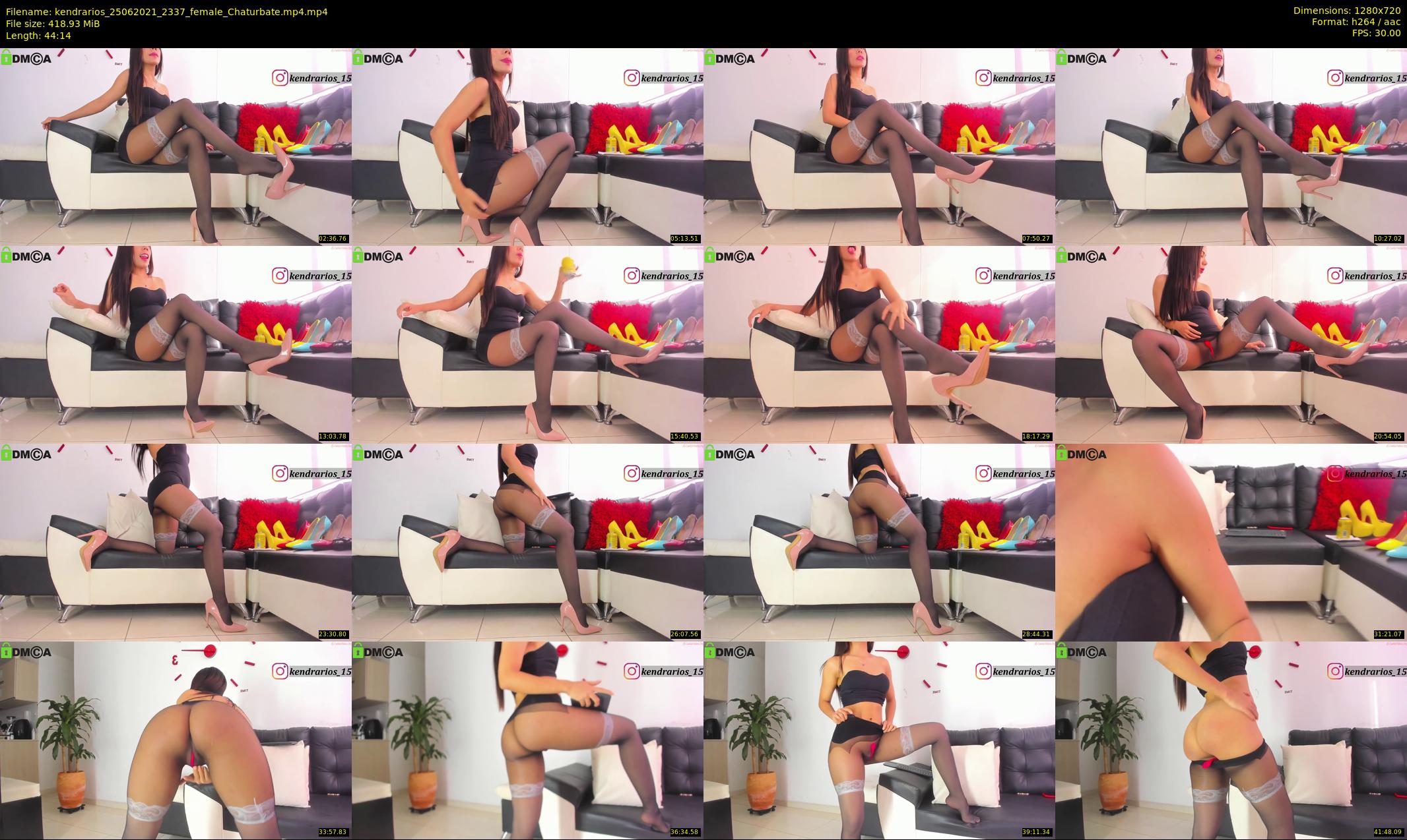 kendrarios — 45 minute Chaturbate female cam show recording, 720p, Jun 25, 2021