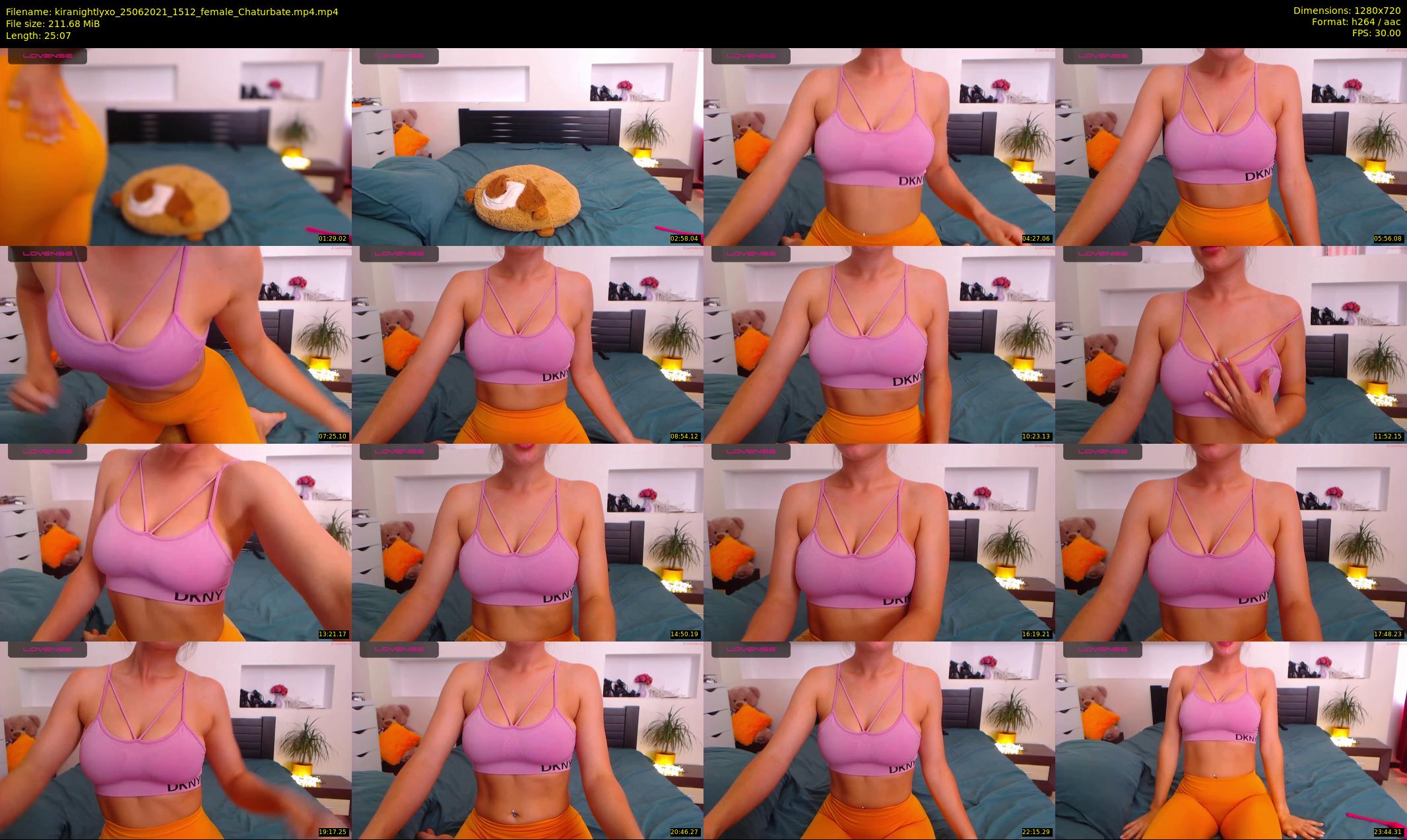 kiranightlyxo — 26 minute Chaturbate female cam show recording, 720p, Jun 25, 2021