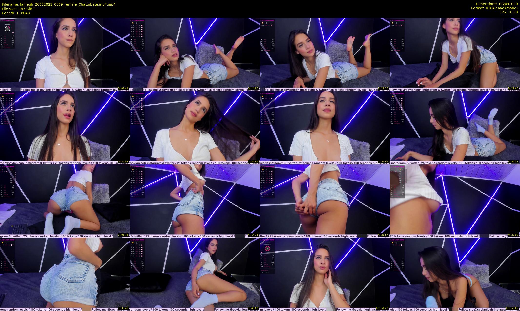 laniegh — 70 minute Chaturbate female cam show recording, 1080p, Jun 26, 2021