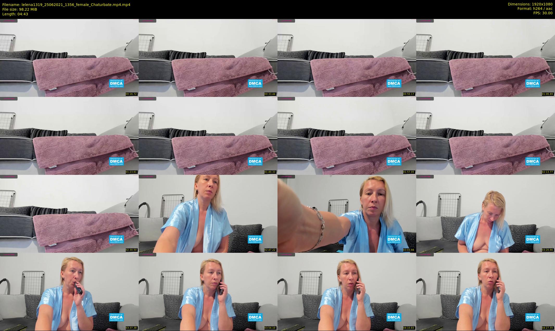 lelena1319 — 5 minute Chaturbate female cam show recording, 1080p, Jun 25, 2021