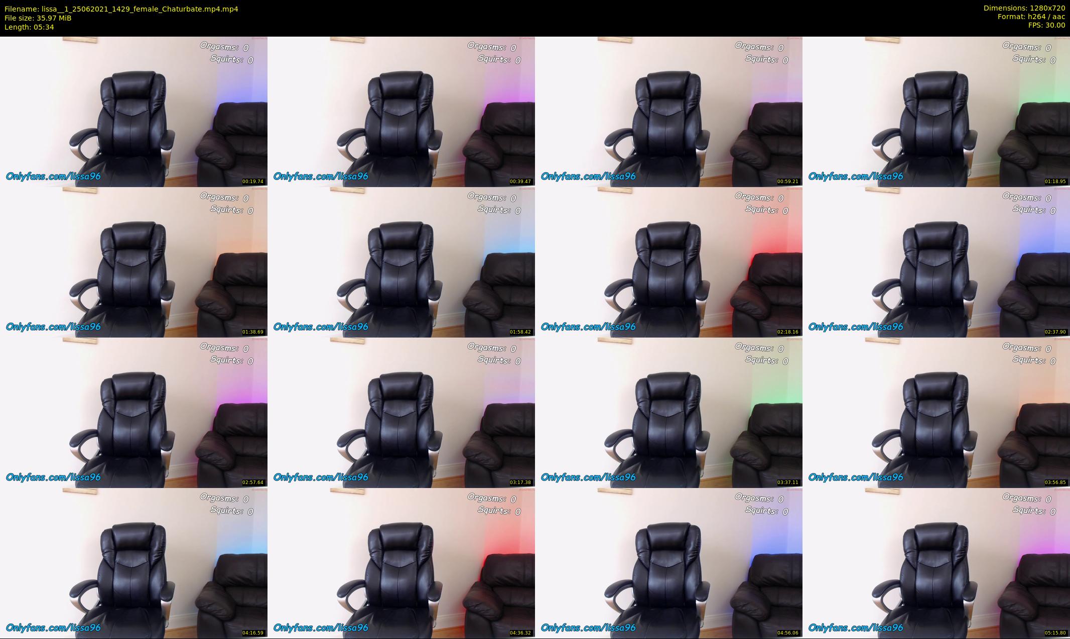 lissa__1 — 6 minute Chaturbate female cam show recording, 720p, Jun 25, 2021