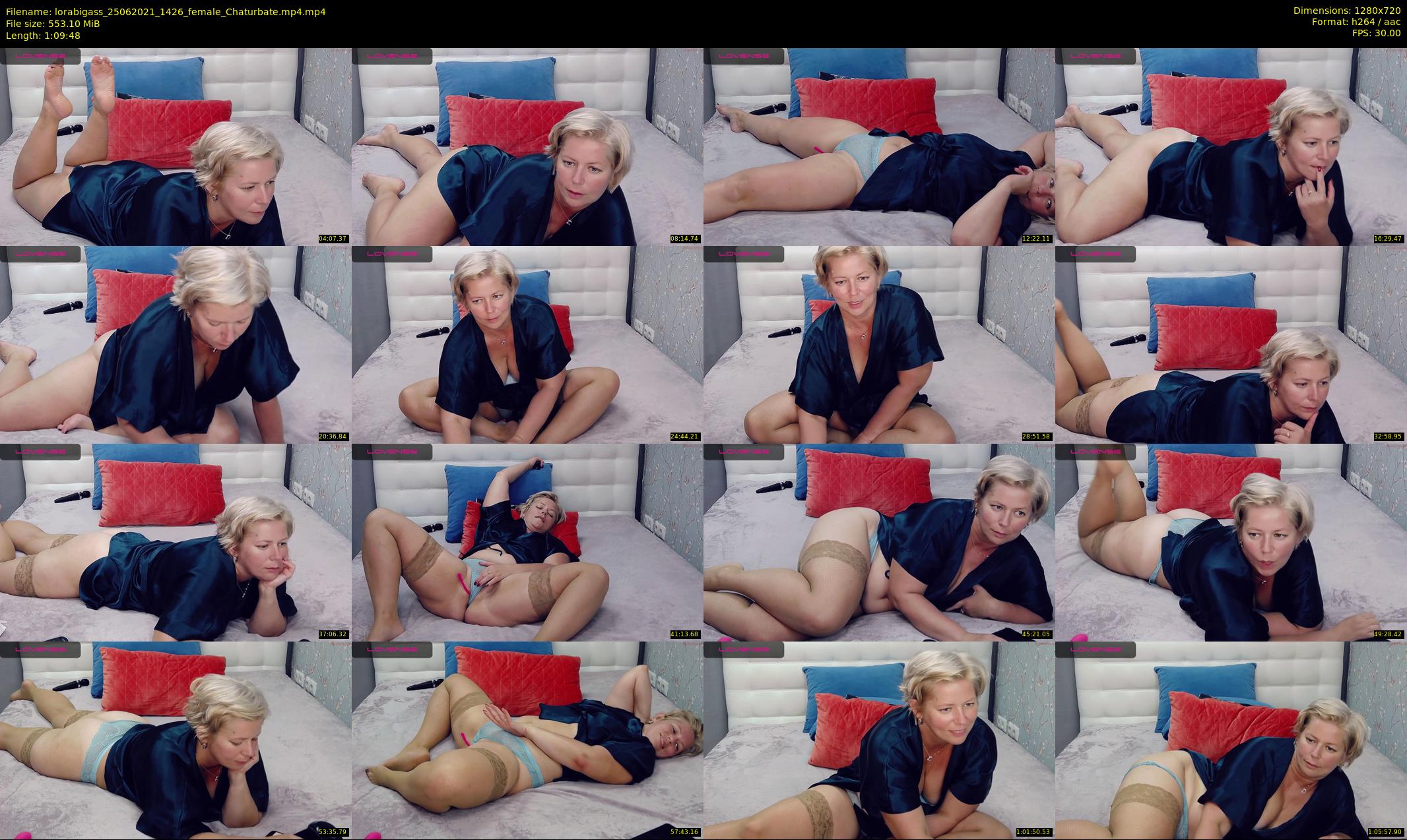 lorabigass — 70 minute Chaturbate female cam show recording, 720p, Jun 25, 2021