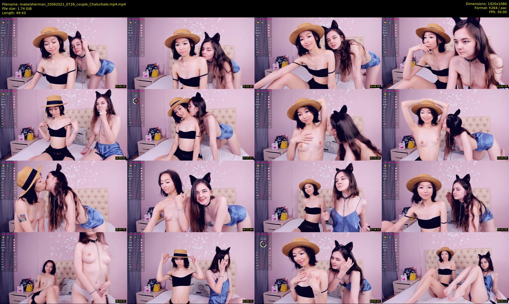 mabelsherman — 50 minute Chaturbate couple cam show recording, 1080p, Jun 25, 2021