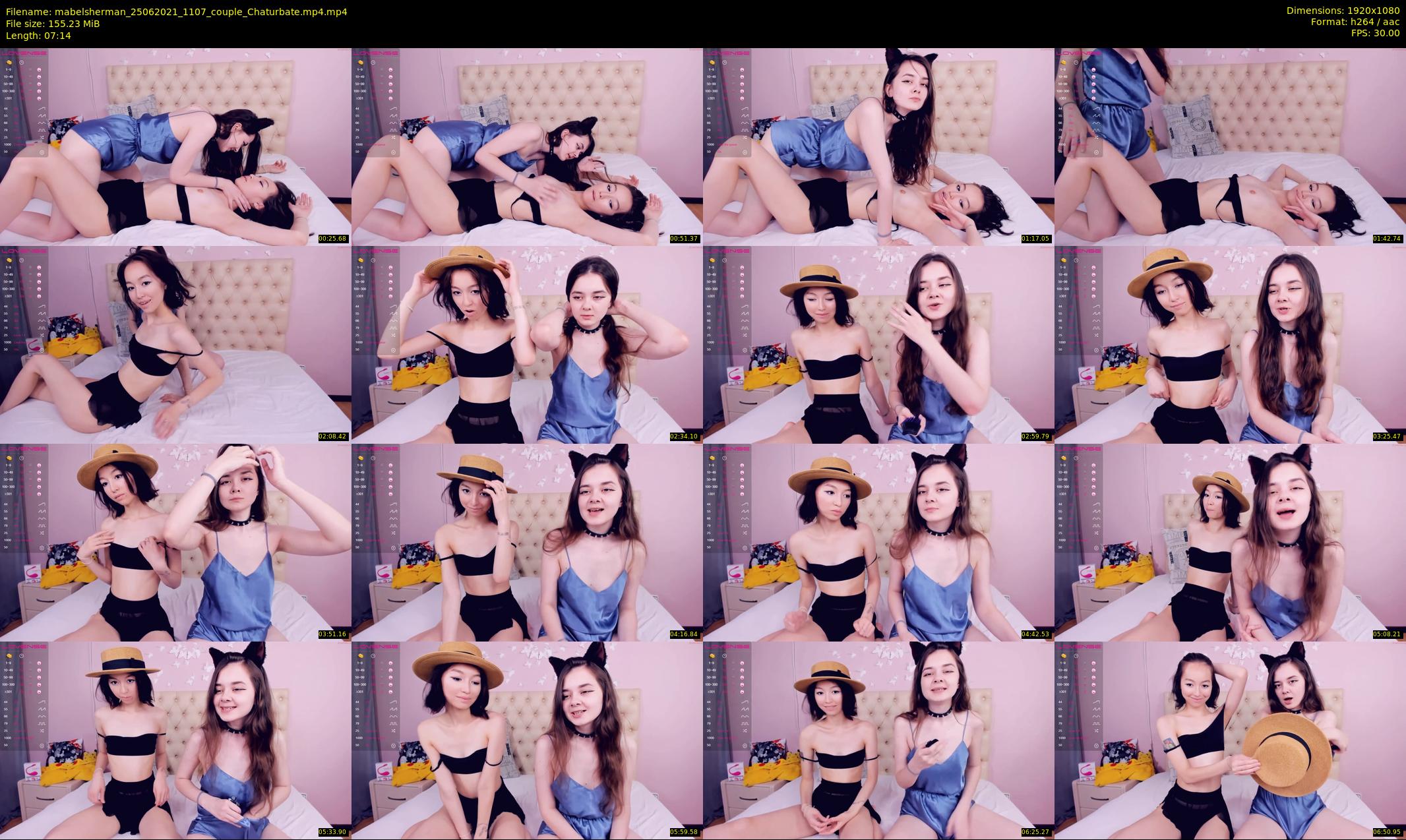 mabelsherman — 8 minute Chaturbate couple cam show recording, 1080p, Jun 25, 2021