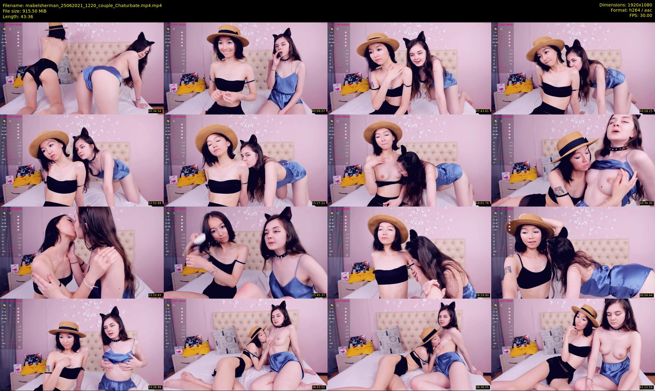 mabelsherman — 44 minute Chaturbate couple cam show recording, 1080p, Jun 25, 2021