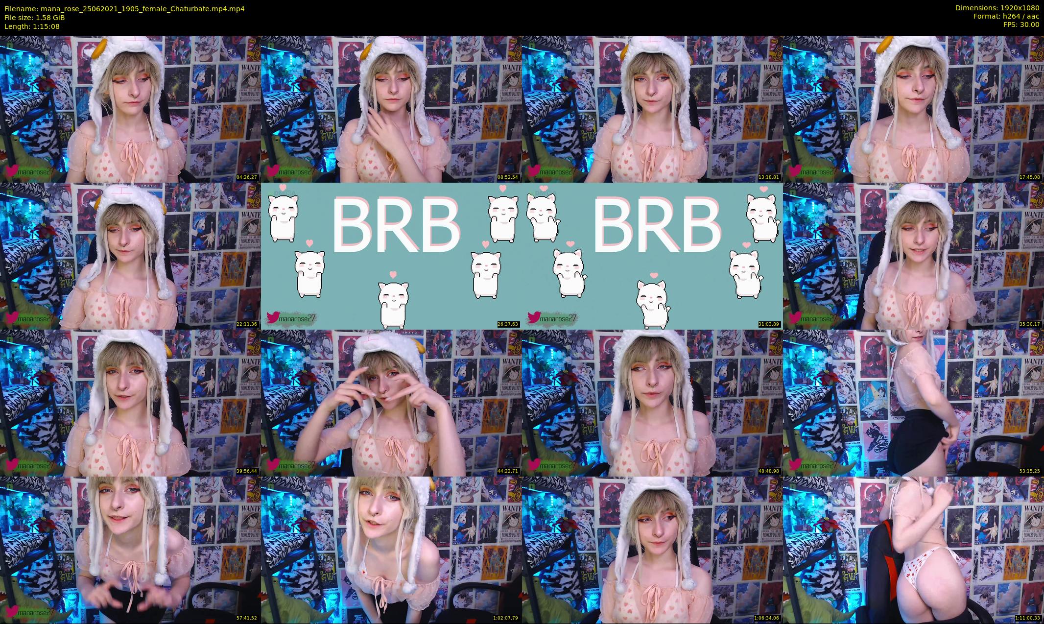 mana_rose — 76 minute Chaturbate female cam show recording, 1080p, Jun 25, 2021