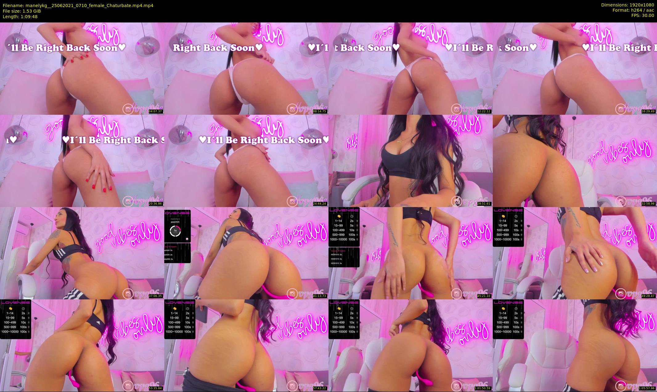 manelykg_ — 70 minute Chaturbate female cam show recording, 1080p, Jun 25, 2021