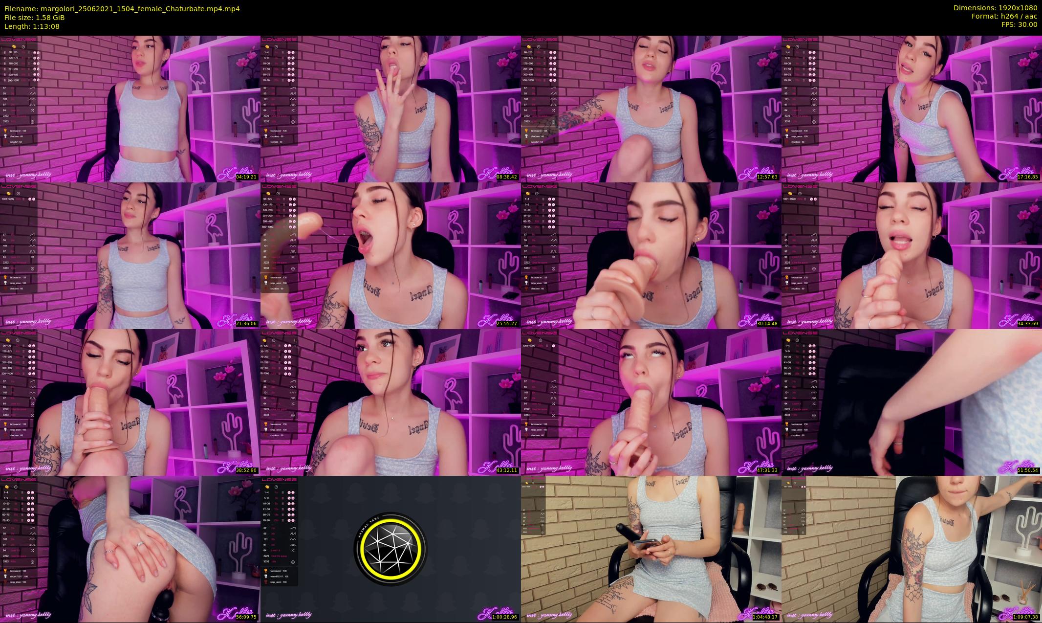 margolori — 74 minute Chaturbate couple cam show recording, 1080p, Jun 25, 2021