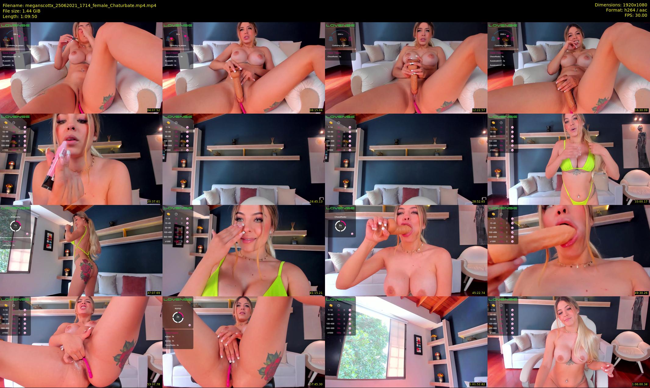 meganscottx — 70 minute Chaturbate female cam show recording, 1080p, Jun 25, 2021