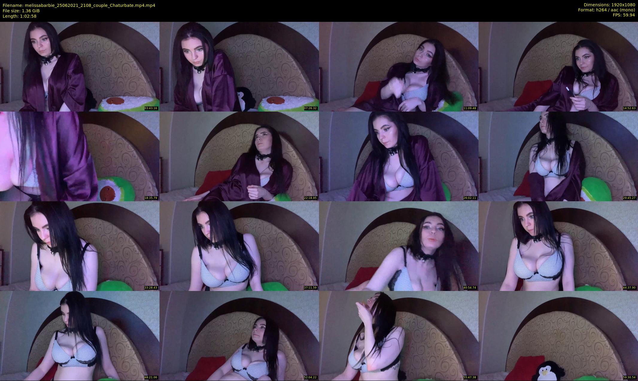 melissabarbie — 63 minute Chaturbate couple cam show recording, 1080p, Jun 25, 2021