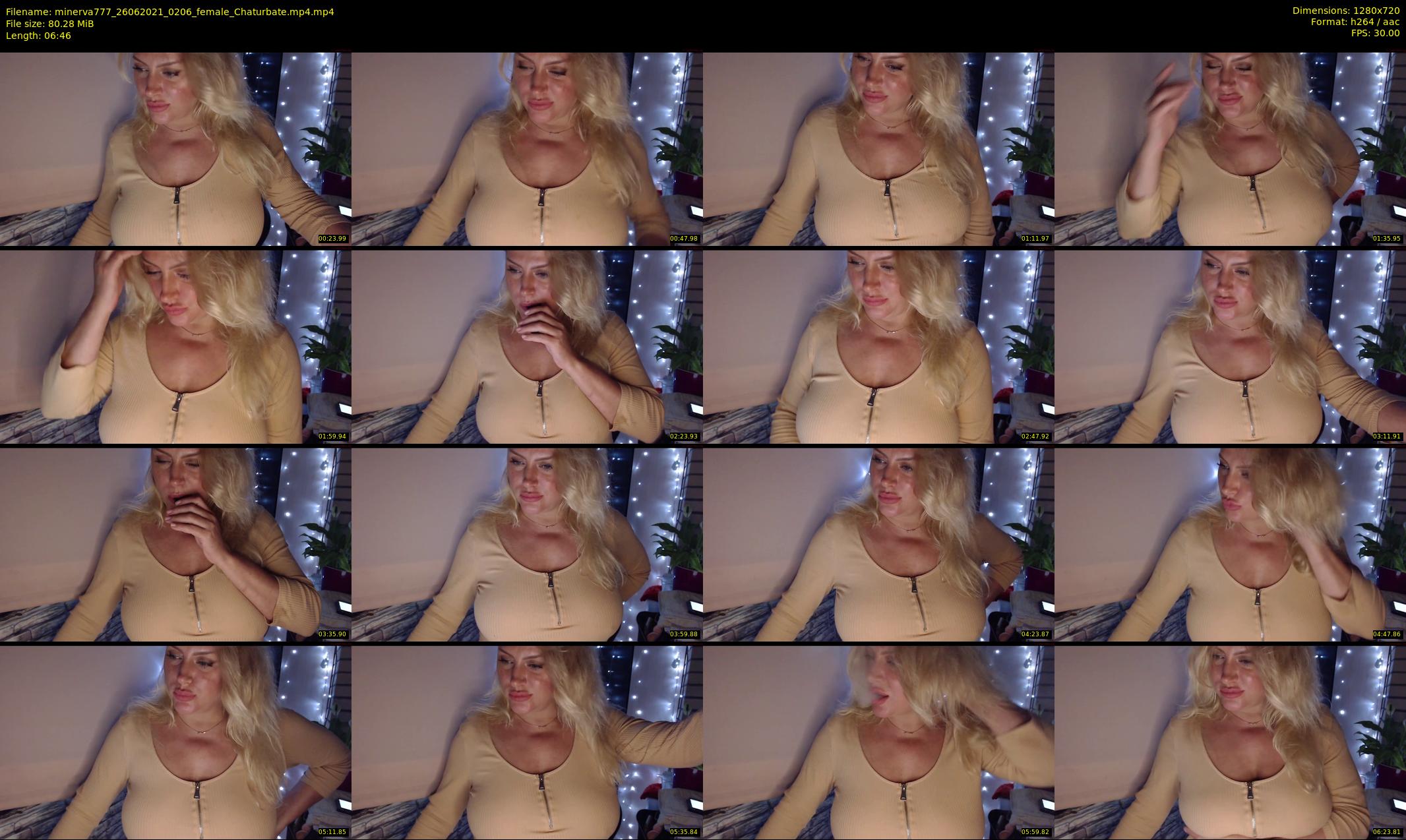 minerva777 — 7 minute Chaturbate female cam show recording, 720p, Jun 26, 2021