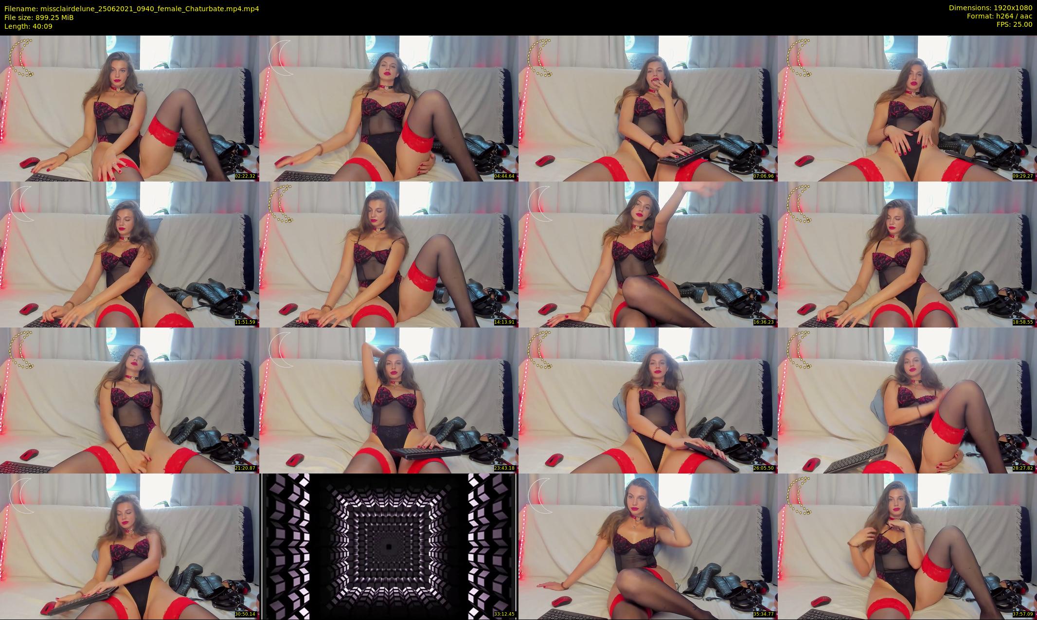 missclairdelune — 41 minute Chaturbate female cam show recording, 1080p, Jun 25, 2021