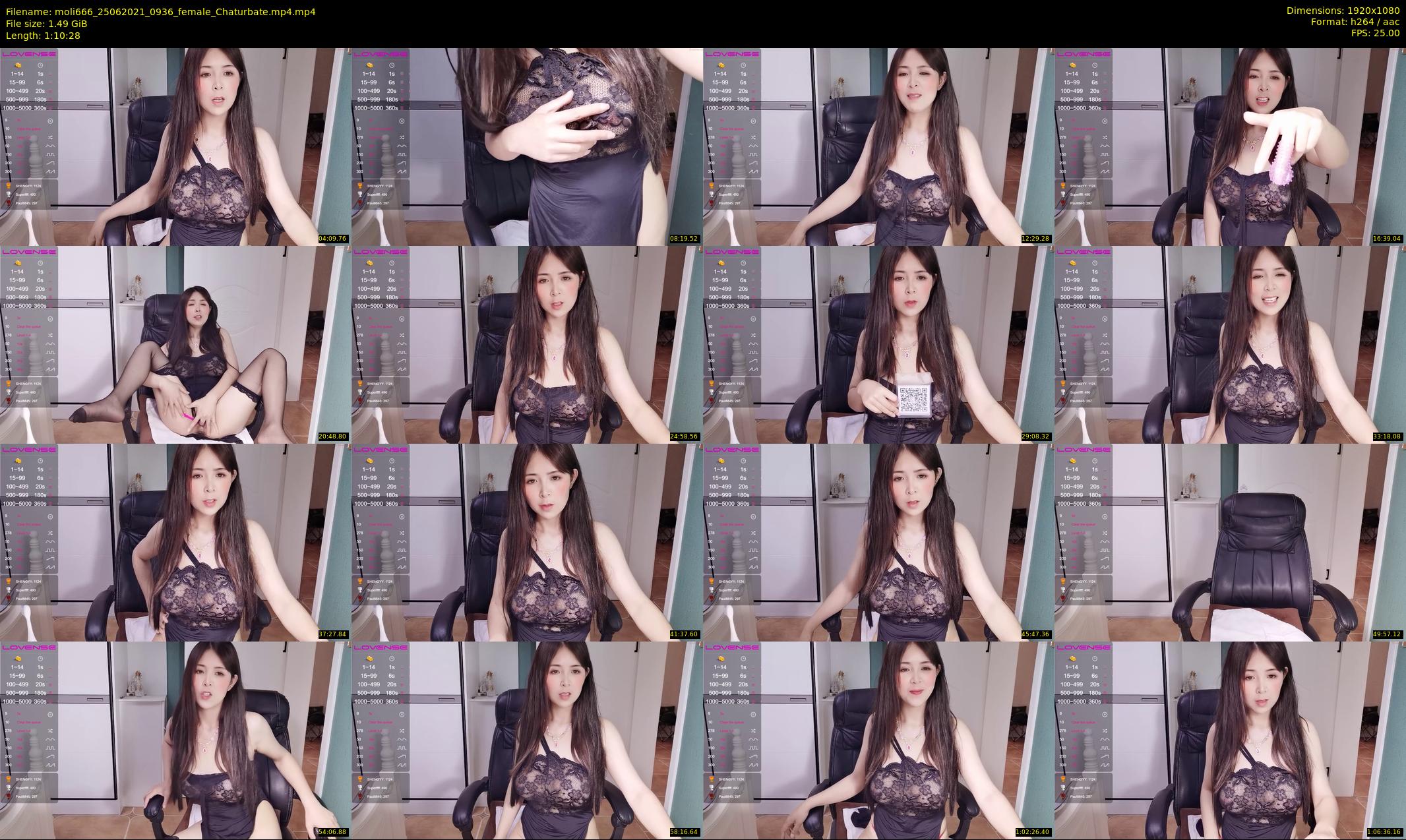 moli666 — 71 minute Chaturbate female cam show recording, 1080p, Jun 25, 2021