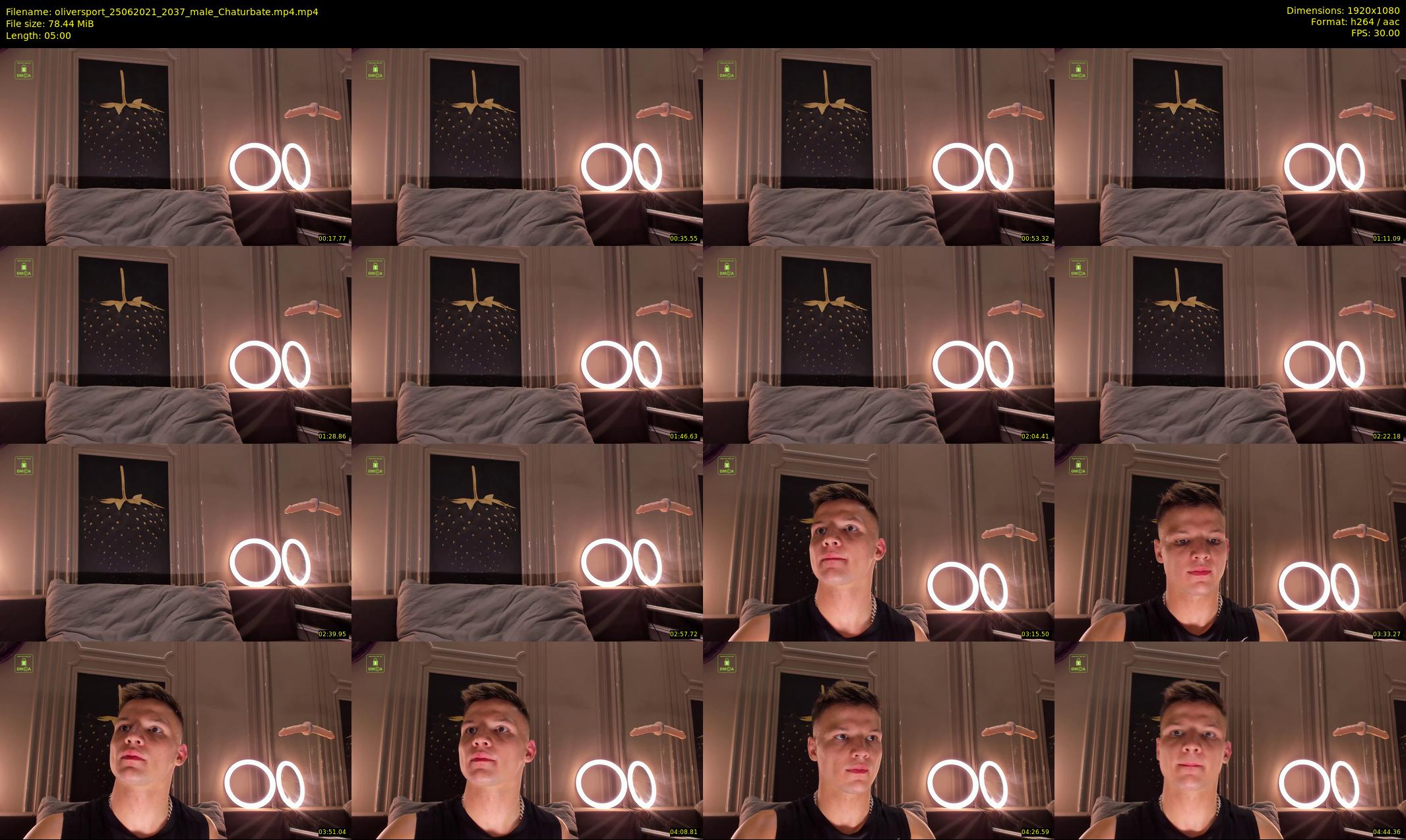 oliversport — 5 minute Chaturbate male cam show recording, 1080p, Jun 25, 2021