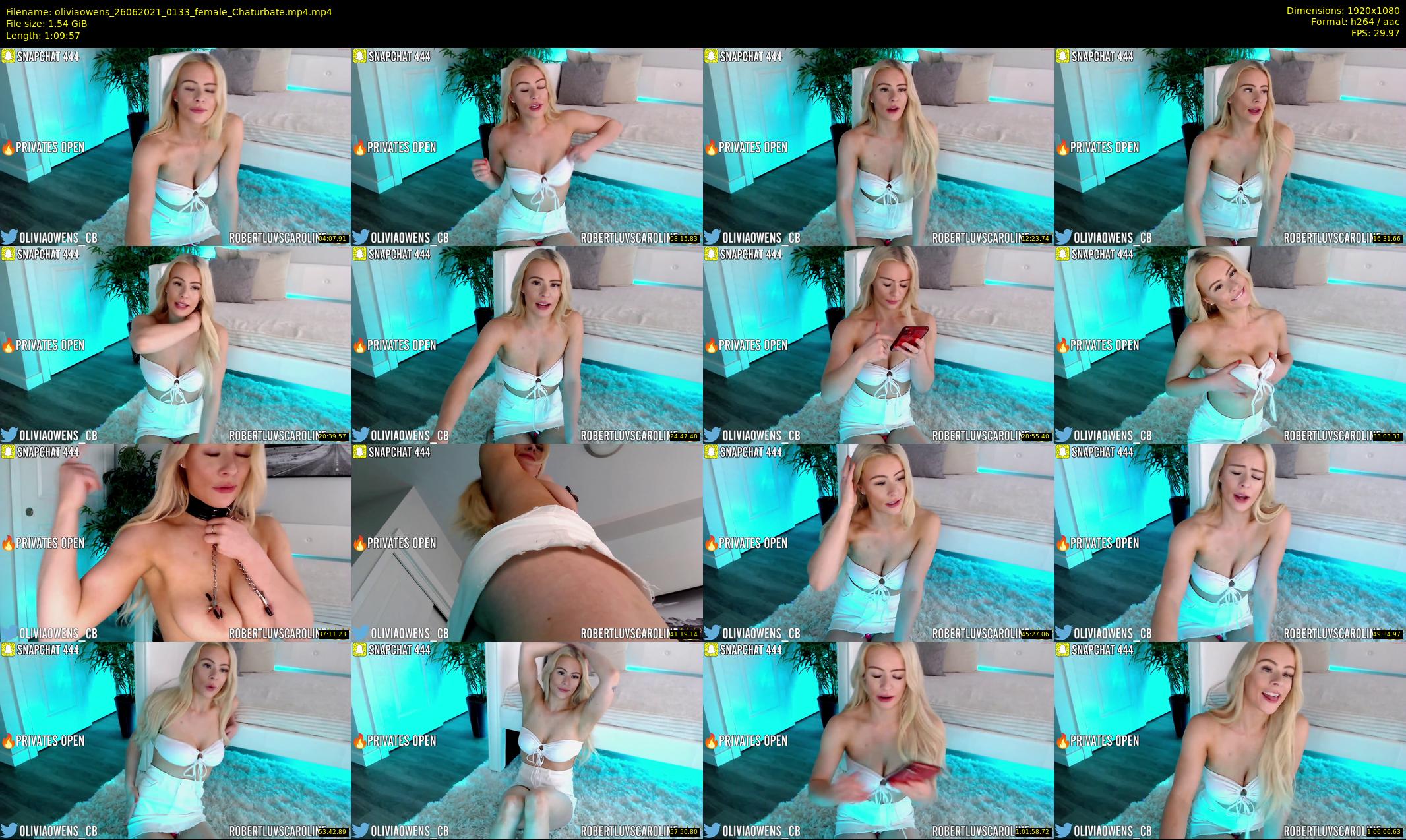 oliviaowens — 70 minute Chaturbate female cam show recording, 1080p, Jun 26, 2021