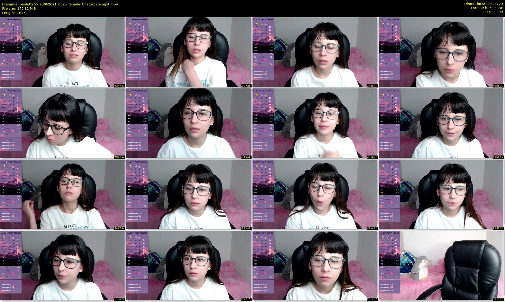 paulette65 — 14 minute Chaturbate female cam show recording, 720p, Jun 25, 2021