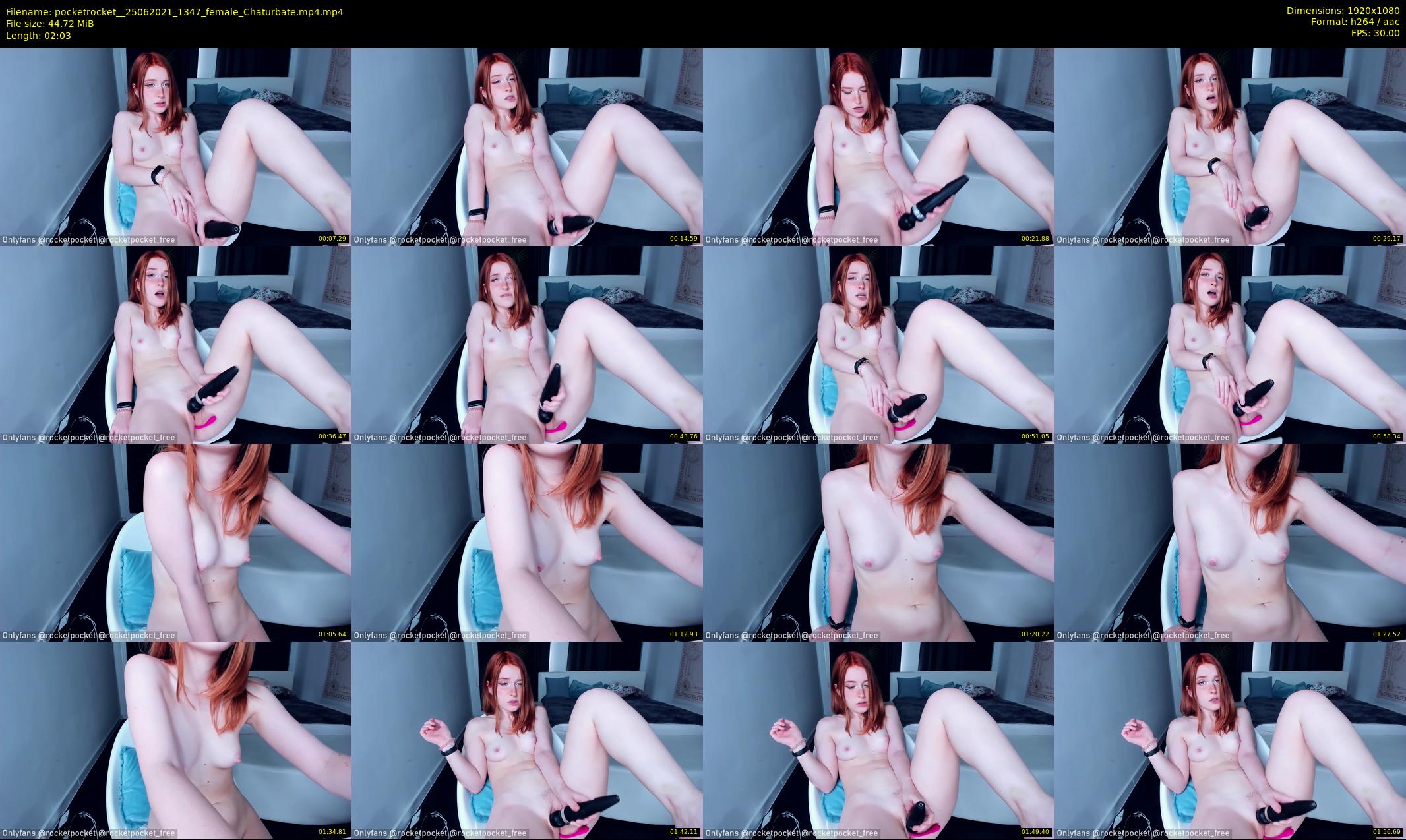 pocketrocket_ — 3 minute Chaturbate female cam show recording, 1080p, Jun 25, 2021
