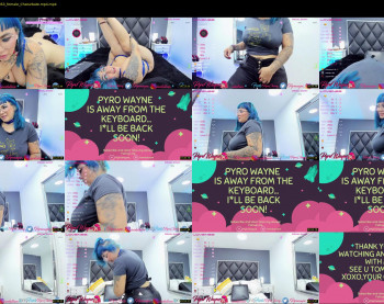 pyrowayne — 56 minute Chaturbate female cam show recording, 1080p, Jun 26, 2021