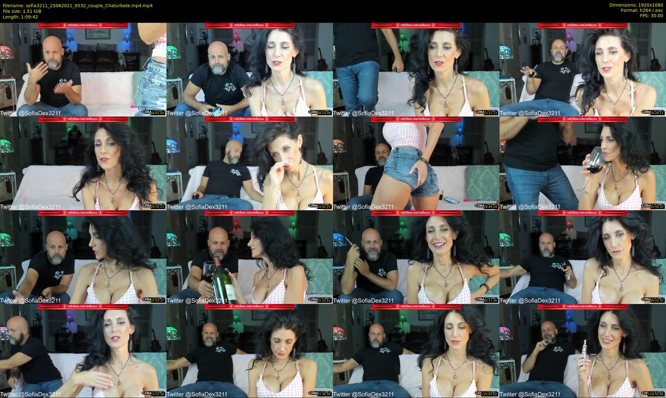 sofia3211 — 70 minute Chaturbate couple cam show recording, 1080p, Jun 25, 2021