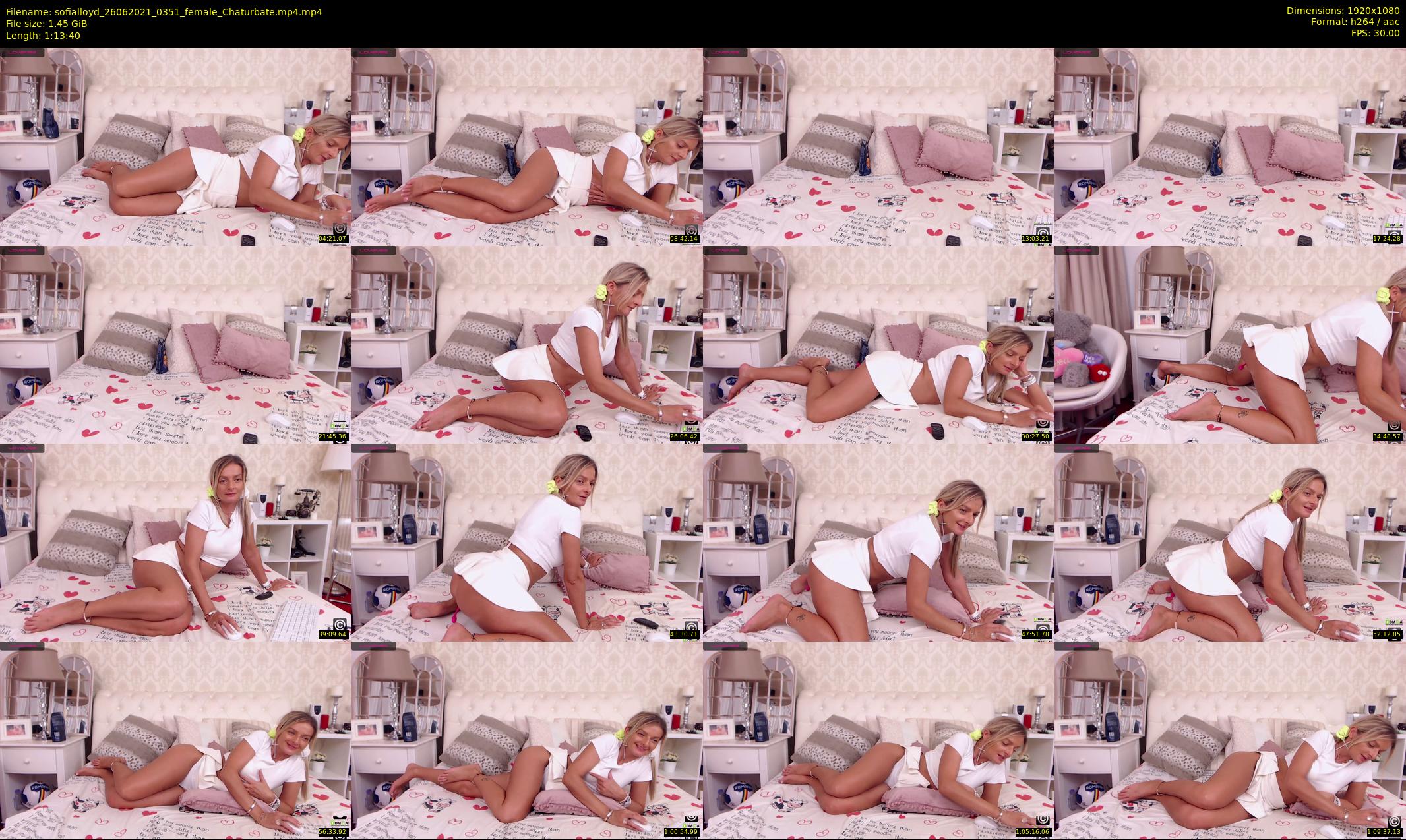 sofialloyd — 74 minute Chaturbate female cam show recording, 1080p, Jun 26, 2021
