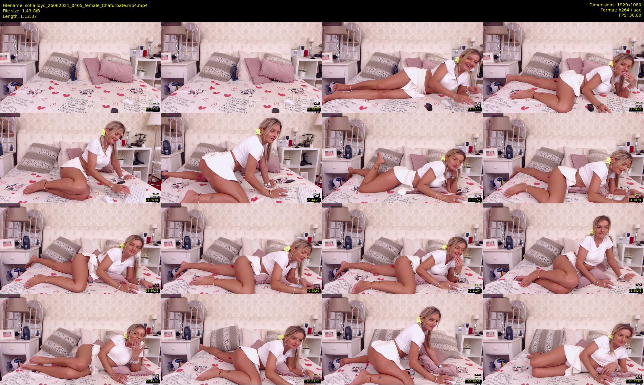 sofialloyd — 73 minute Chaturbate female cam show recording, 1080p, Jun 26, 2021